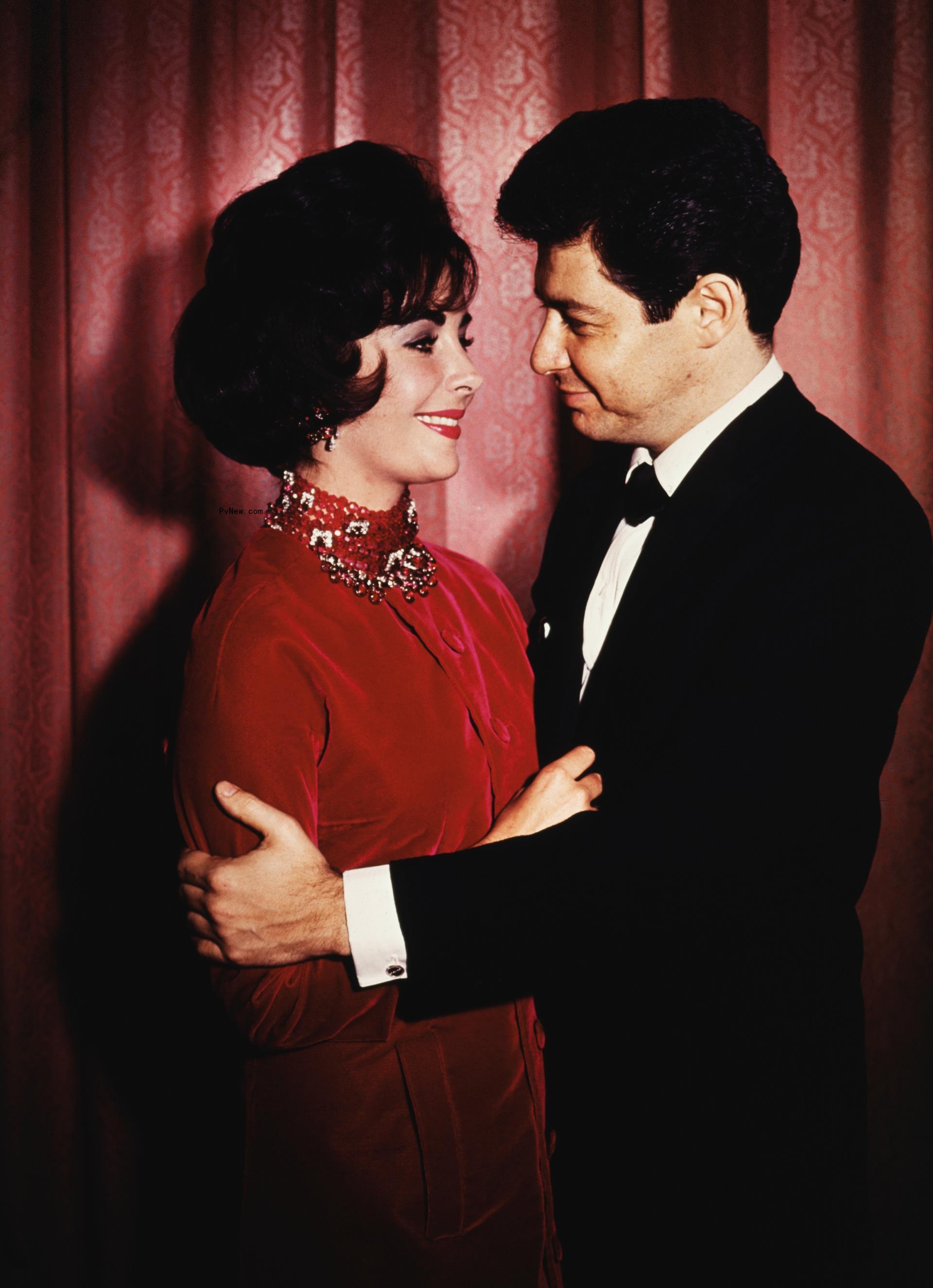 Elizabeth Taylor and Eddie Fisher.