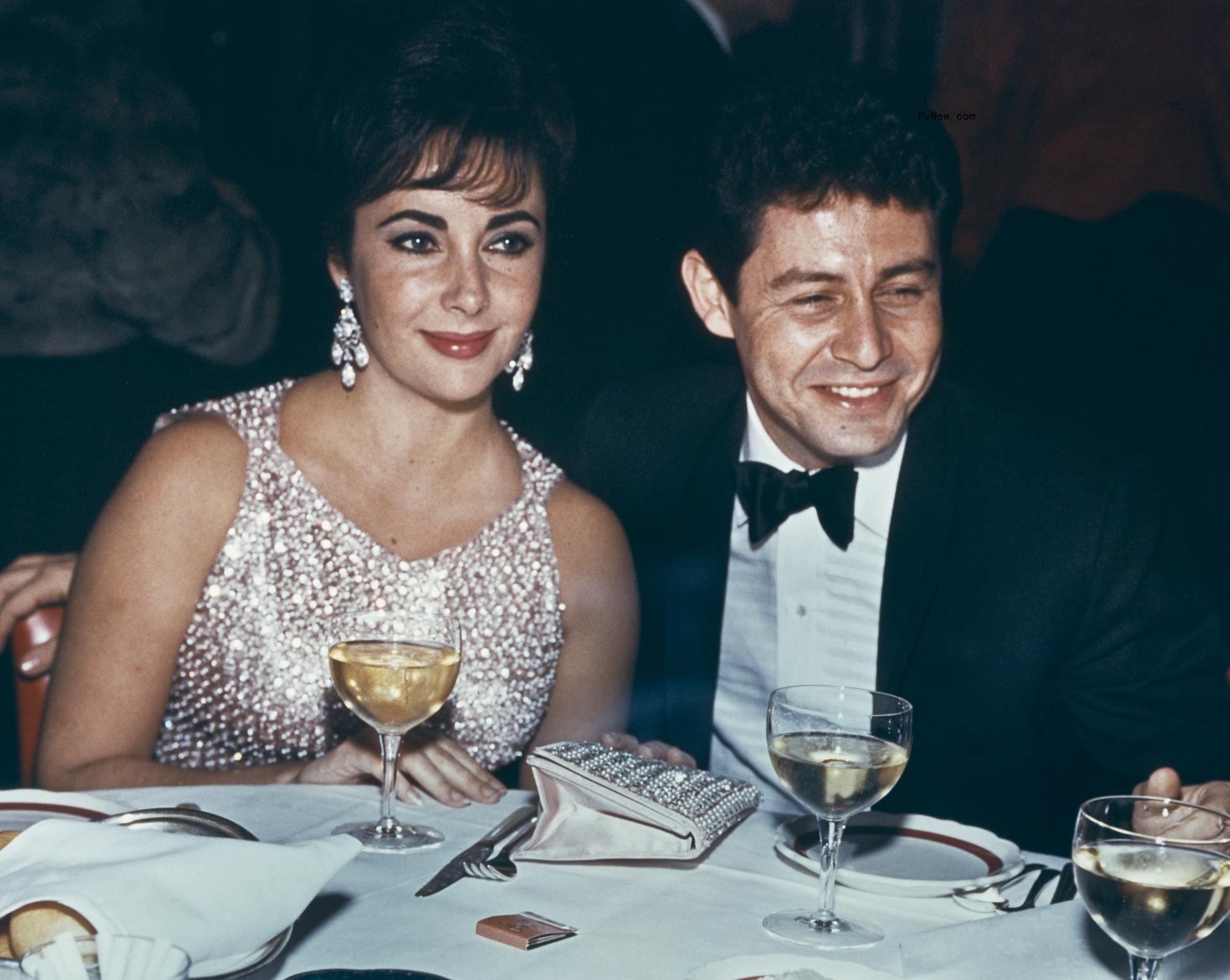 Elizabeth Taylor and Eddie Fisher.