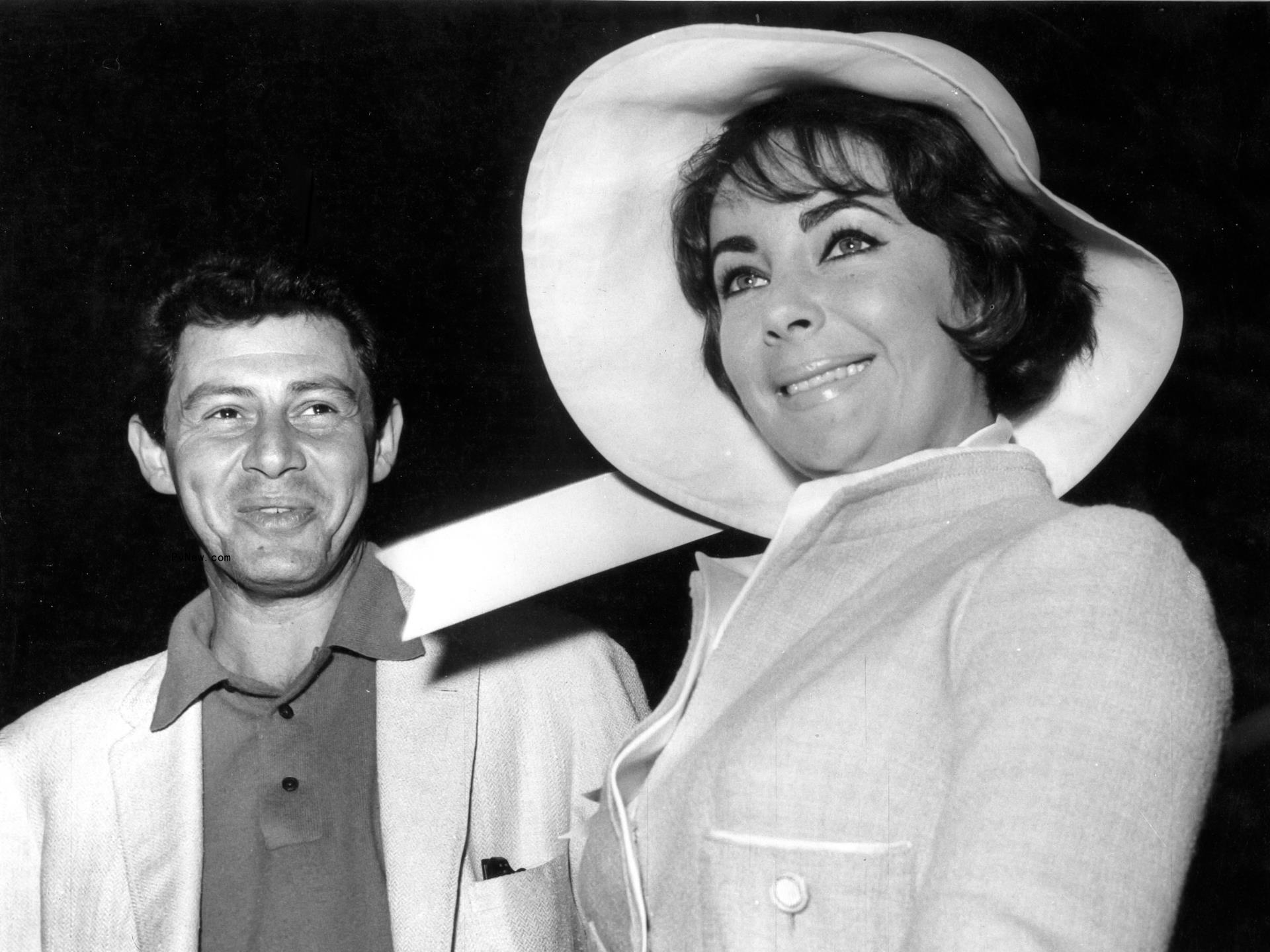 Elizabeth Taylor and Eddie Fisher.