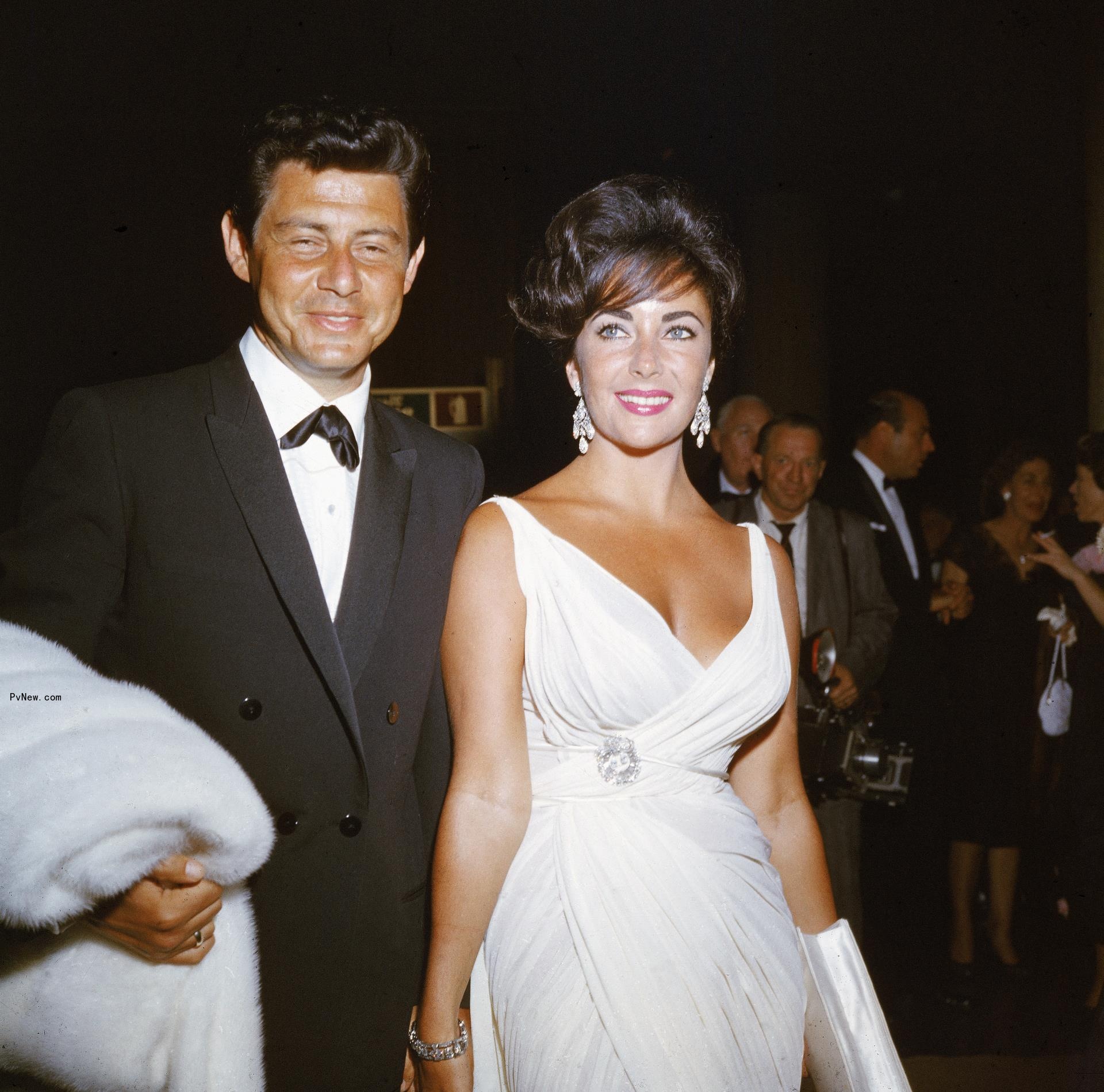 Elizabeth Taylor and Eddie Fisher.
