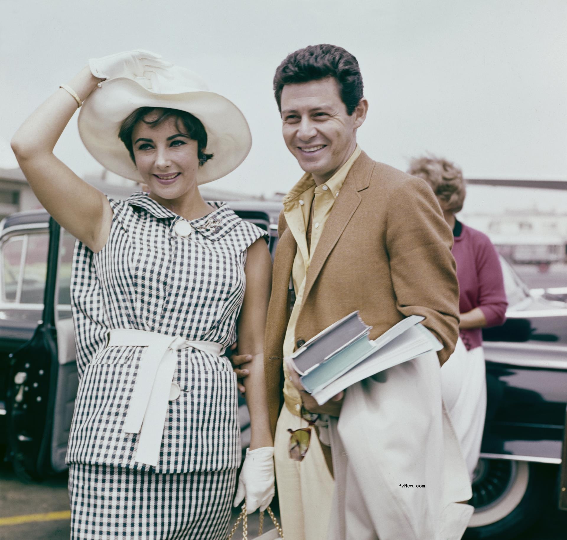 Elizabeth Taylor and Eddie Fisher.