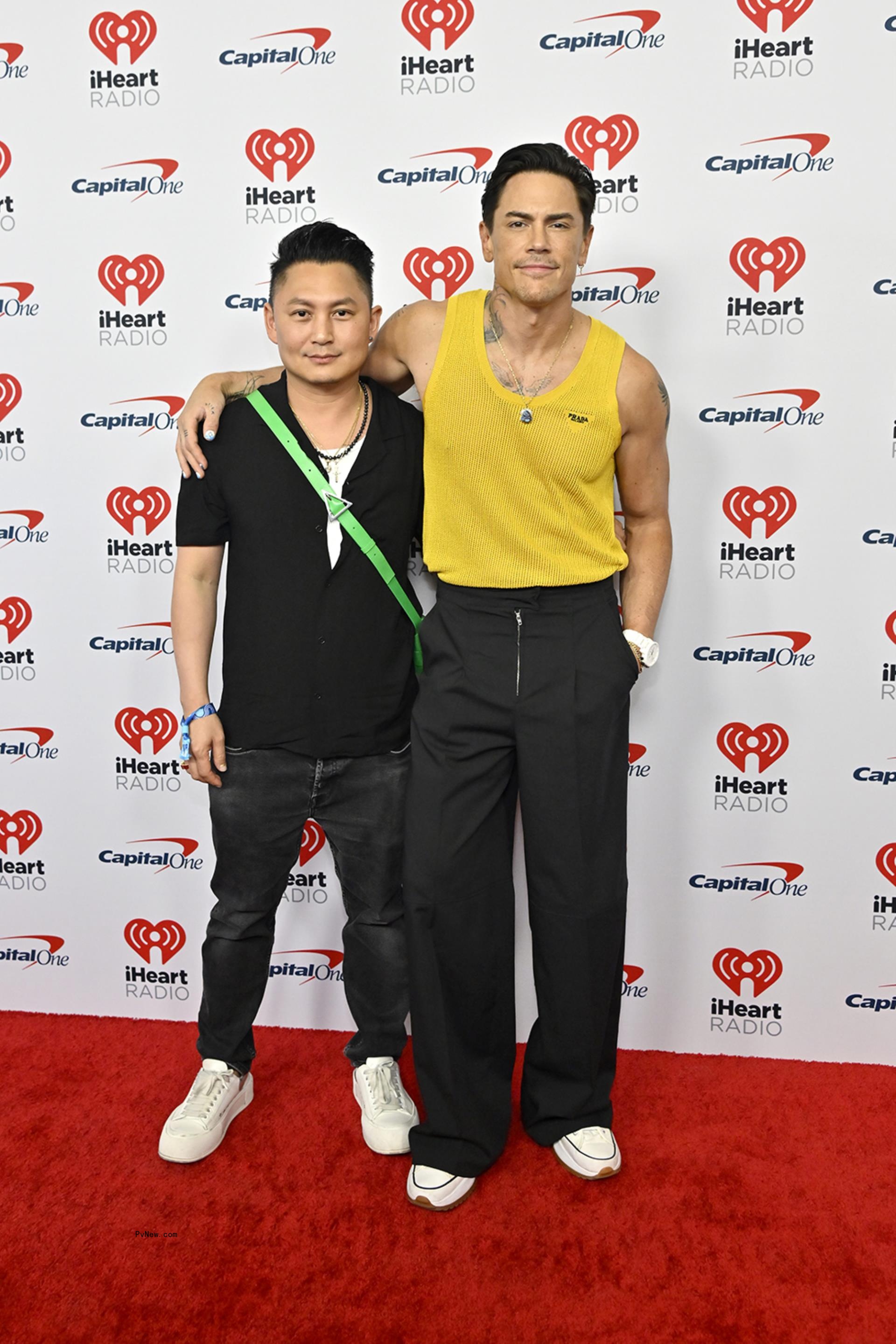 Kyle Chan and Tom Sandoval at the 2023 iHeartRadio Music Festival in September