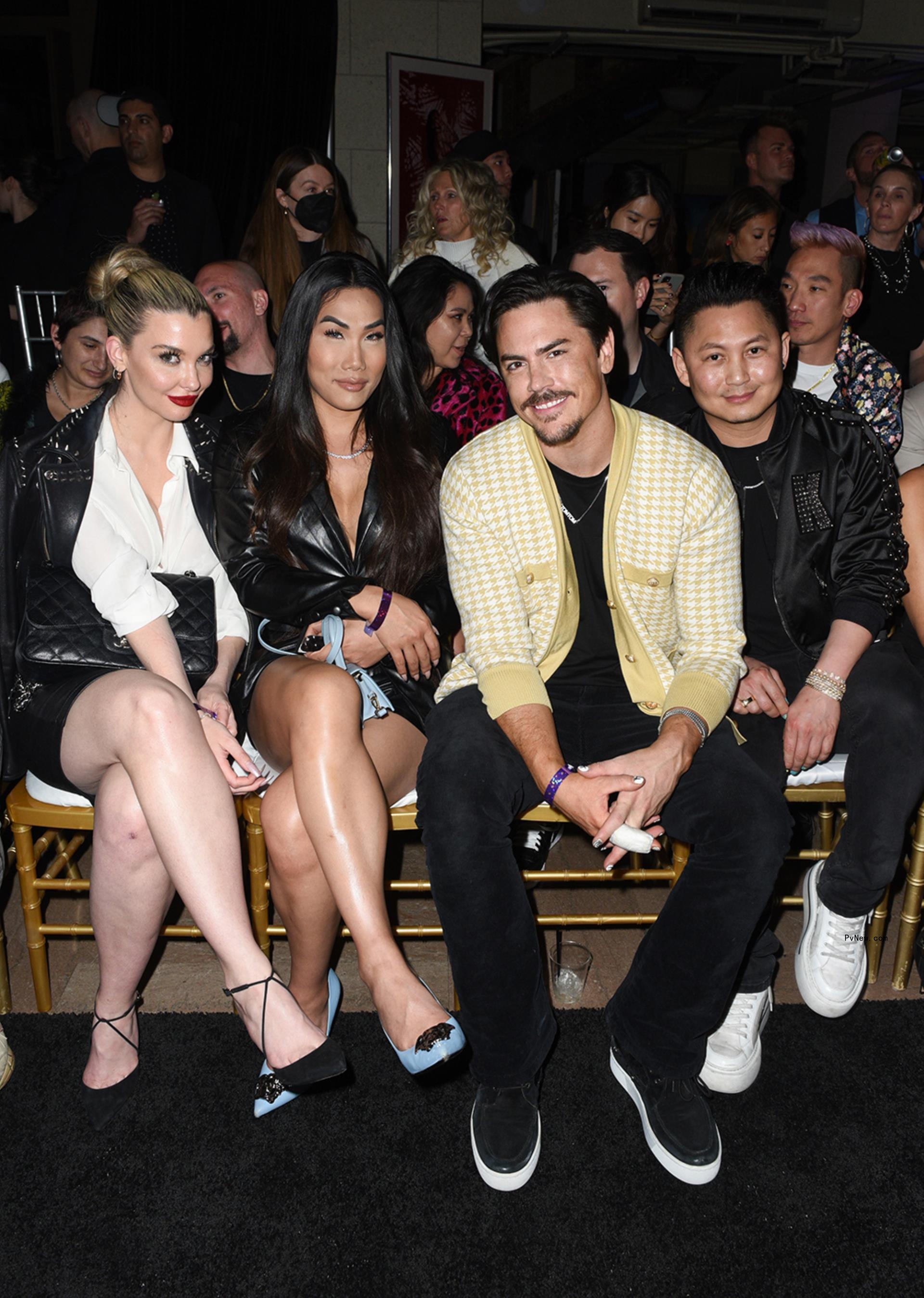 Emily Sears, Gia Gunn, Tom Sandoval and Kyle Chan at an event in LA in March 2022