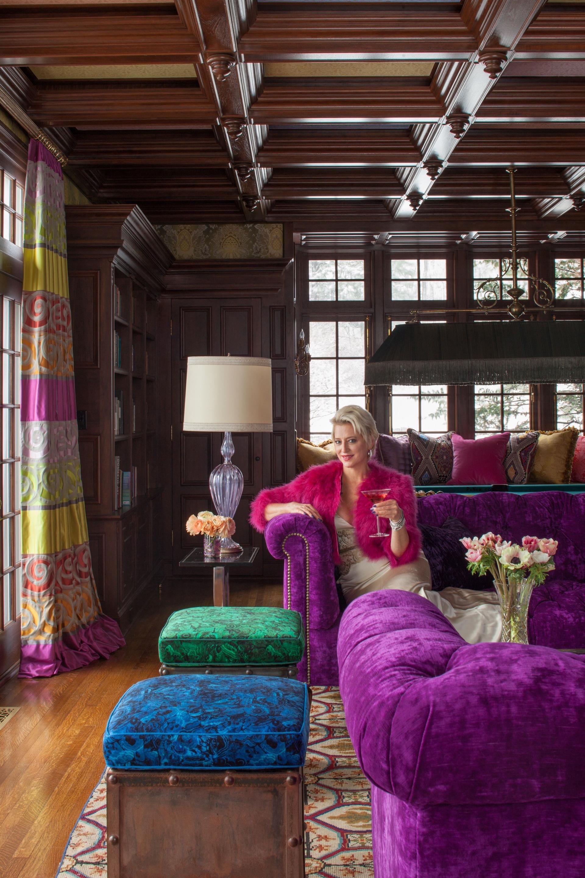 Dorinda Medley in her home.