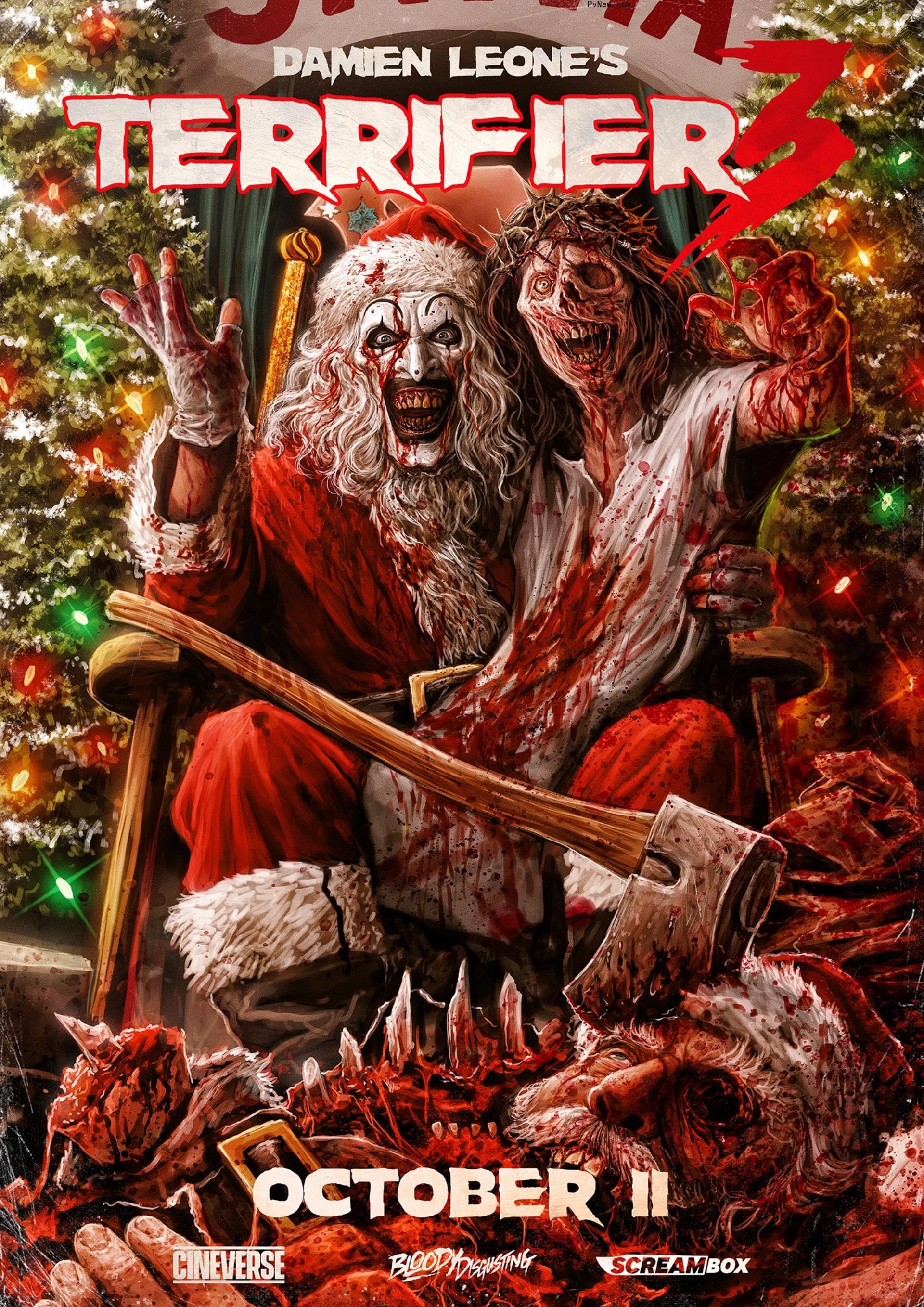 ‘Terrifier 3’ Trailer: Art the Clown Goes on Christmas Murder Spree