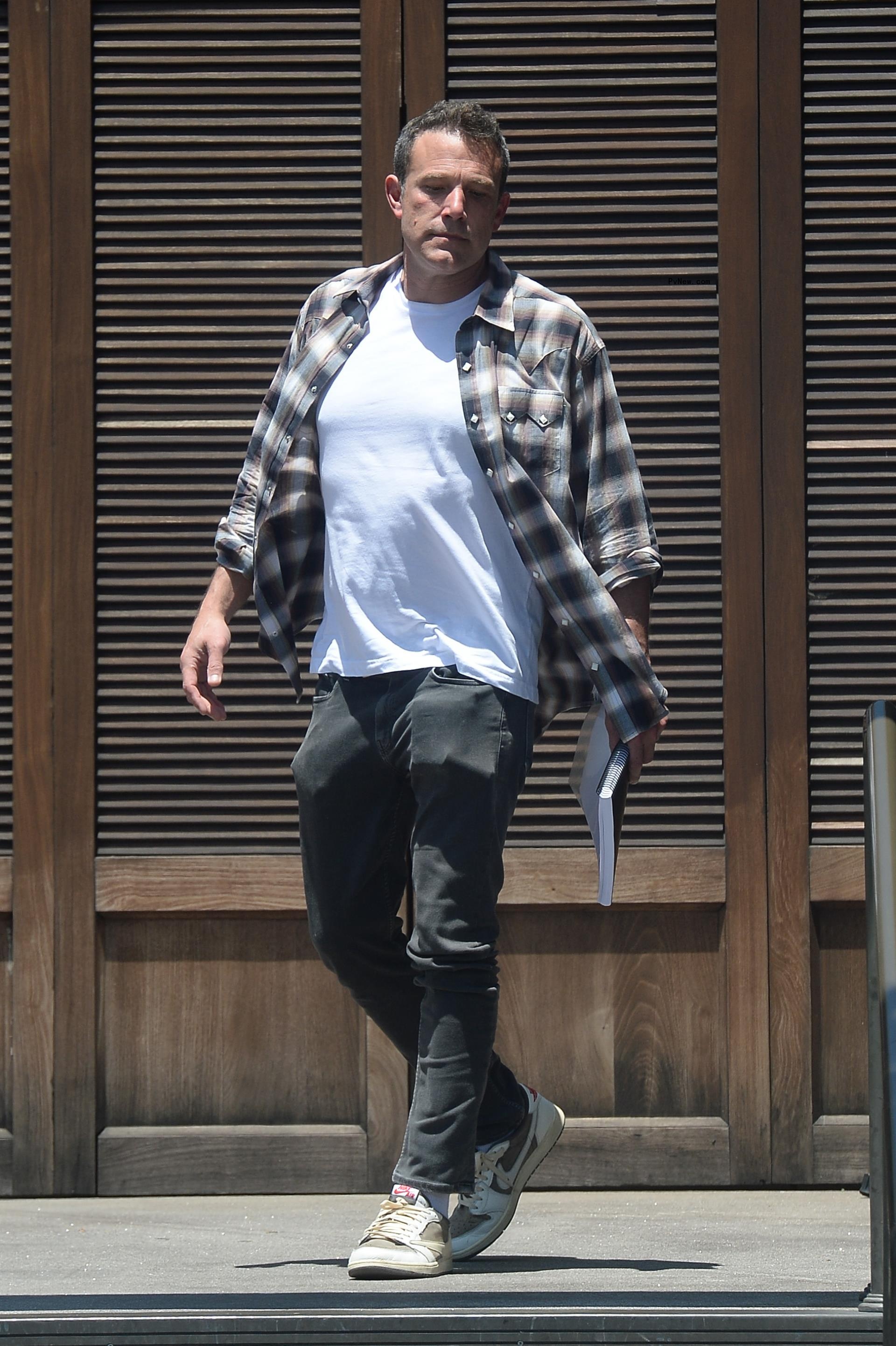 Ben Affleck heading to lunch in Los Angeles in July 2024.