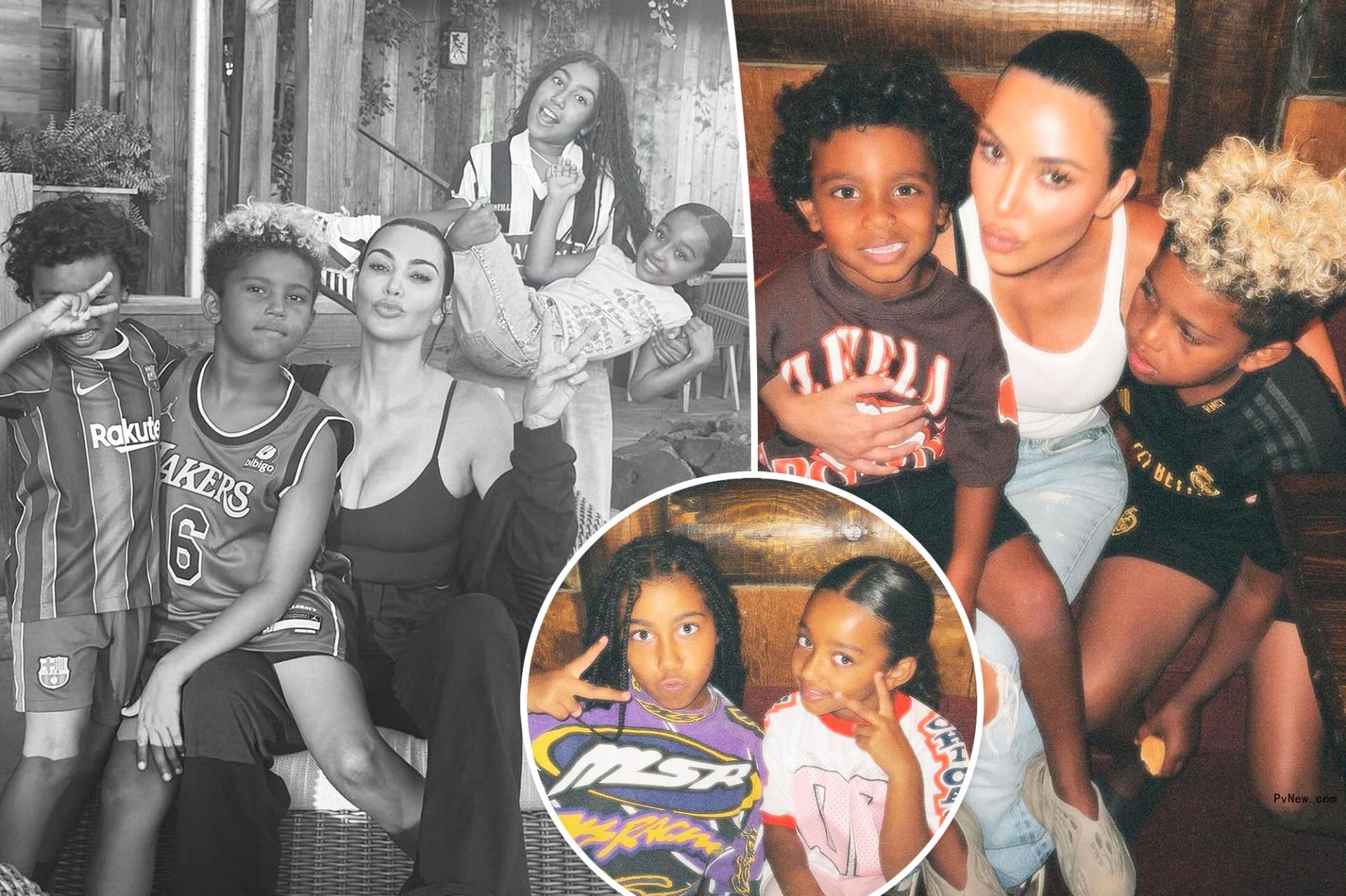 Inside Kim Kardashian’s lakeside vacation with her four kids: ‘Summertime funtime’