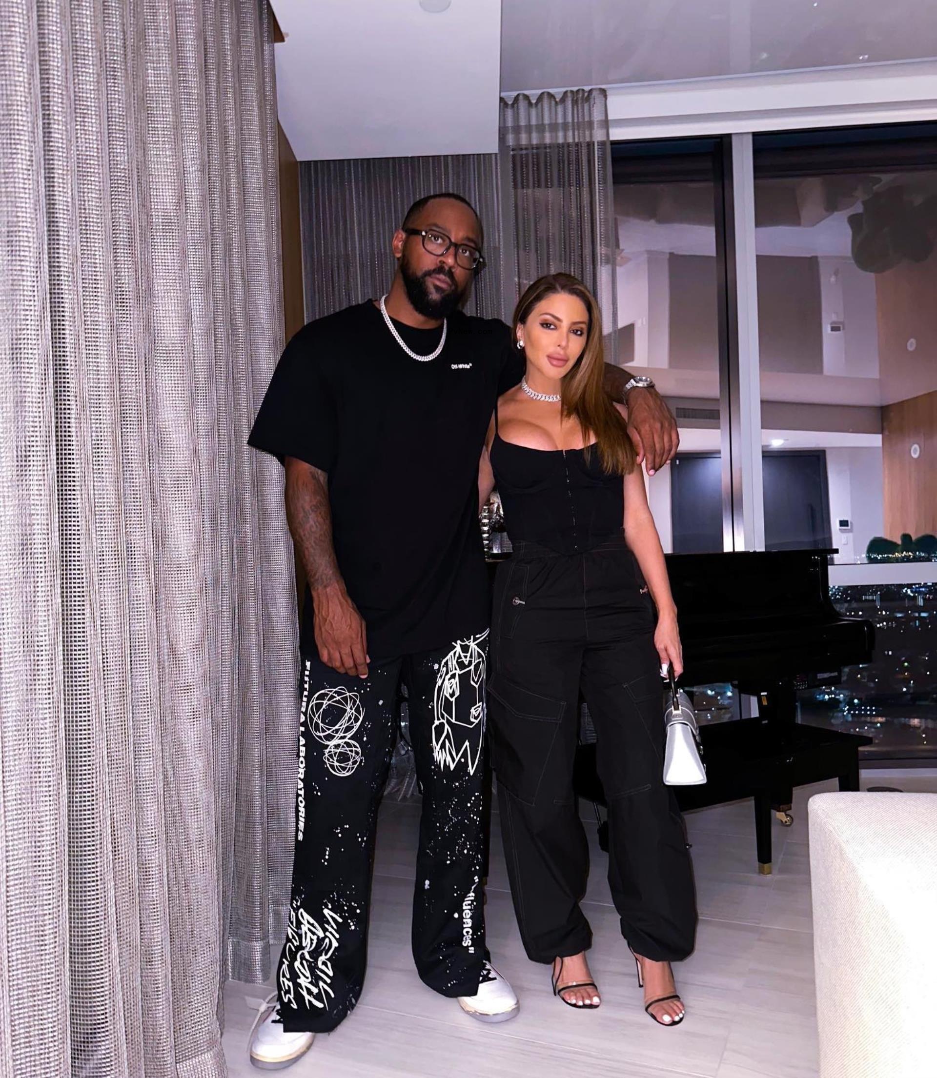 Marcus Jordan and Larsa Pippen