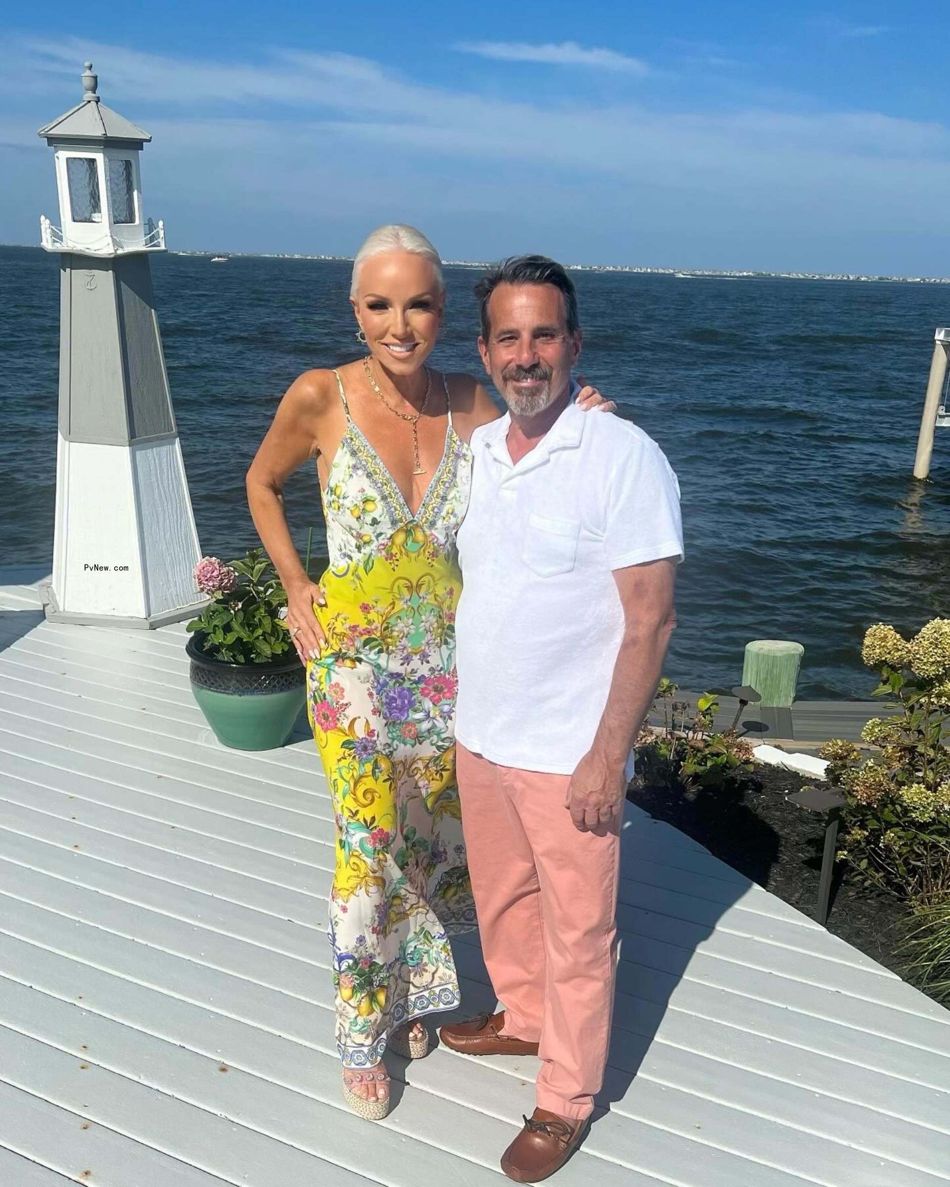 Margaret Josephs and Joe Benigno posing together