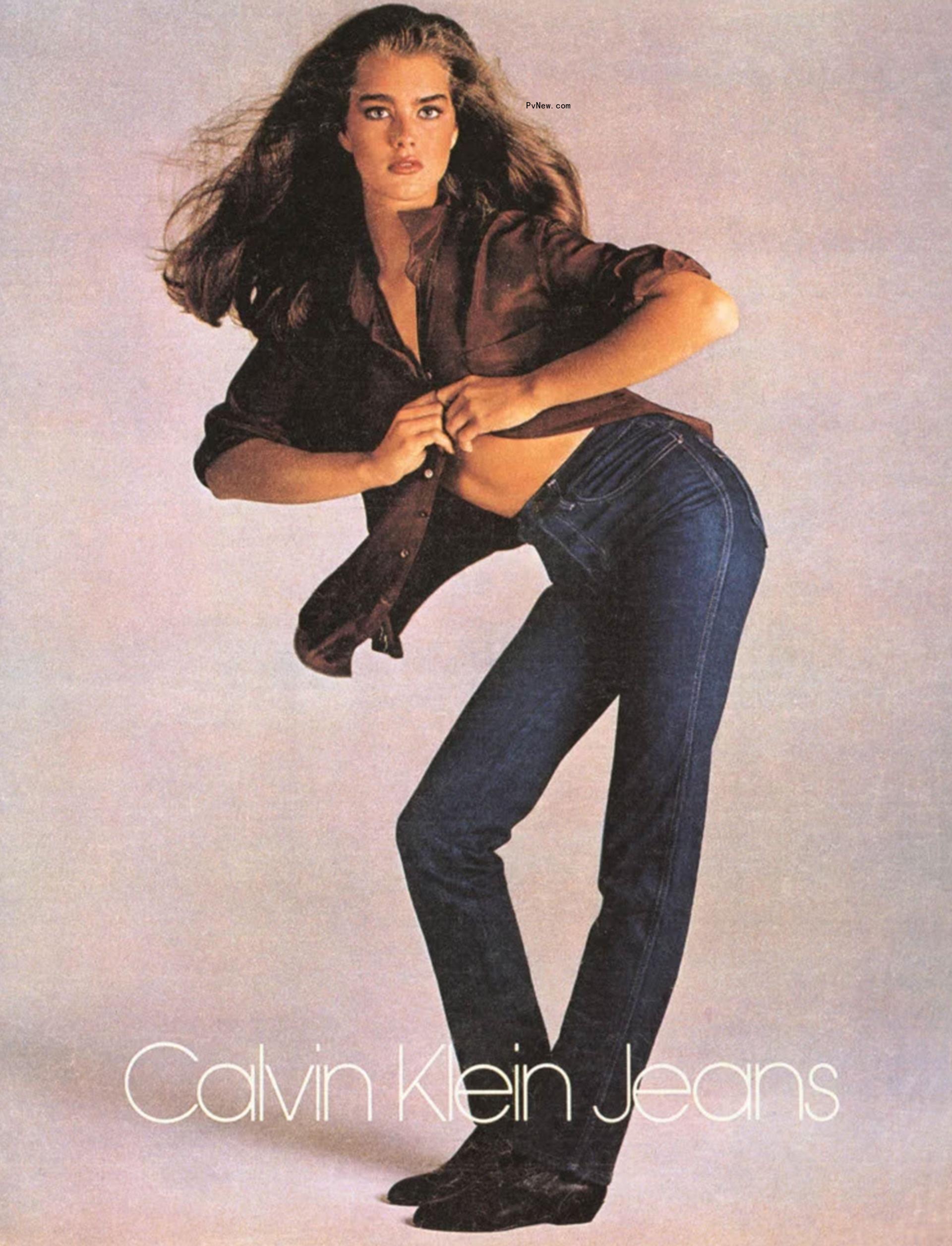 Brooke Shields' Calvin Klein jeans