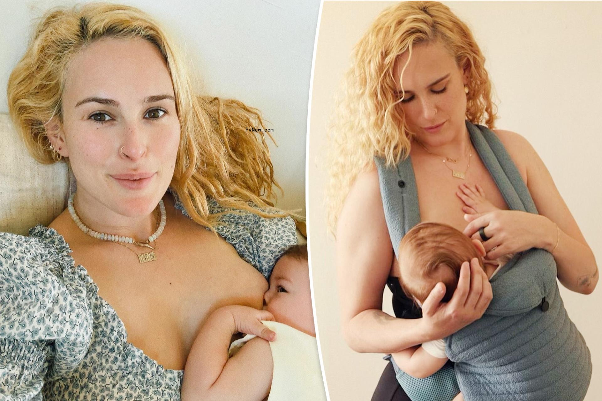 Rumer Willis breastfeeding daughter Louetta