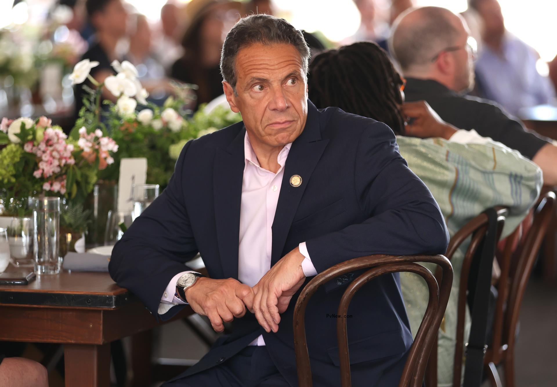 Andrew Cuomo at an event in June 2021