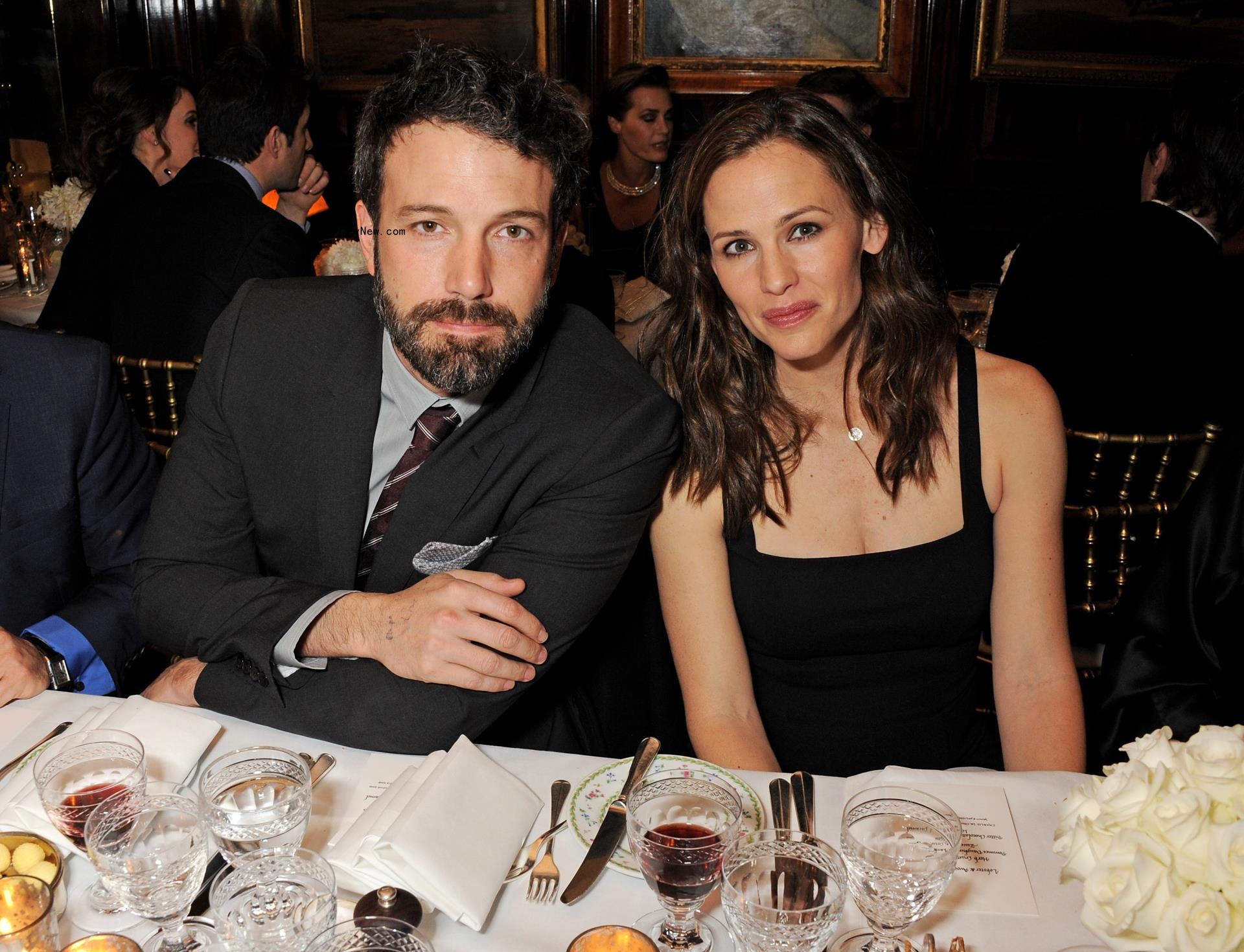 Jennifer Garner and Ben Affleck at pre-BAFTA in 2013