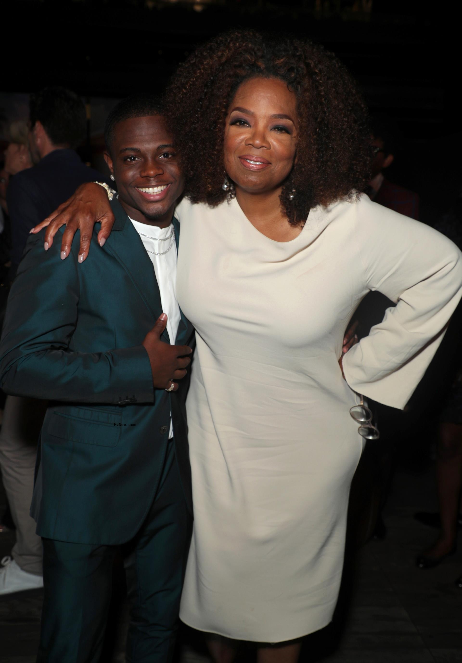 Akili McDowell and Oprah