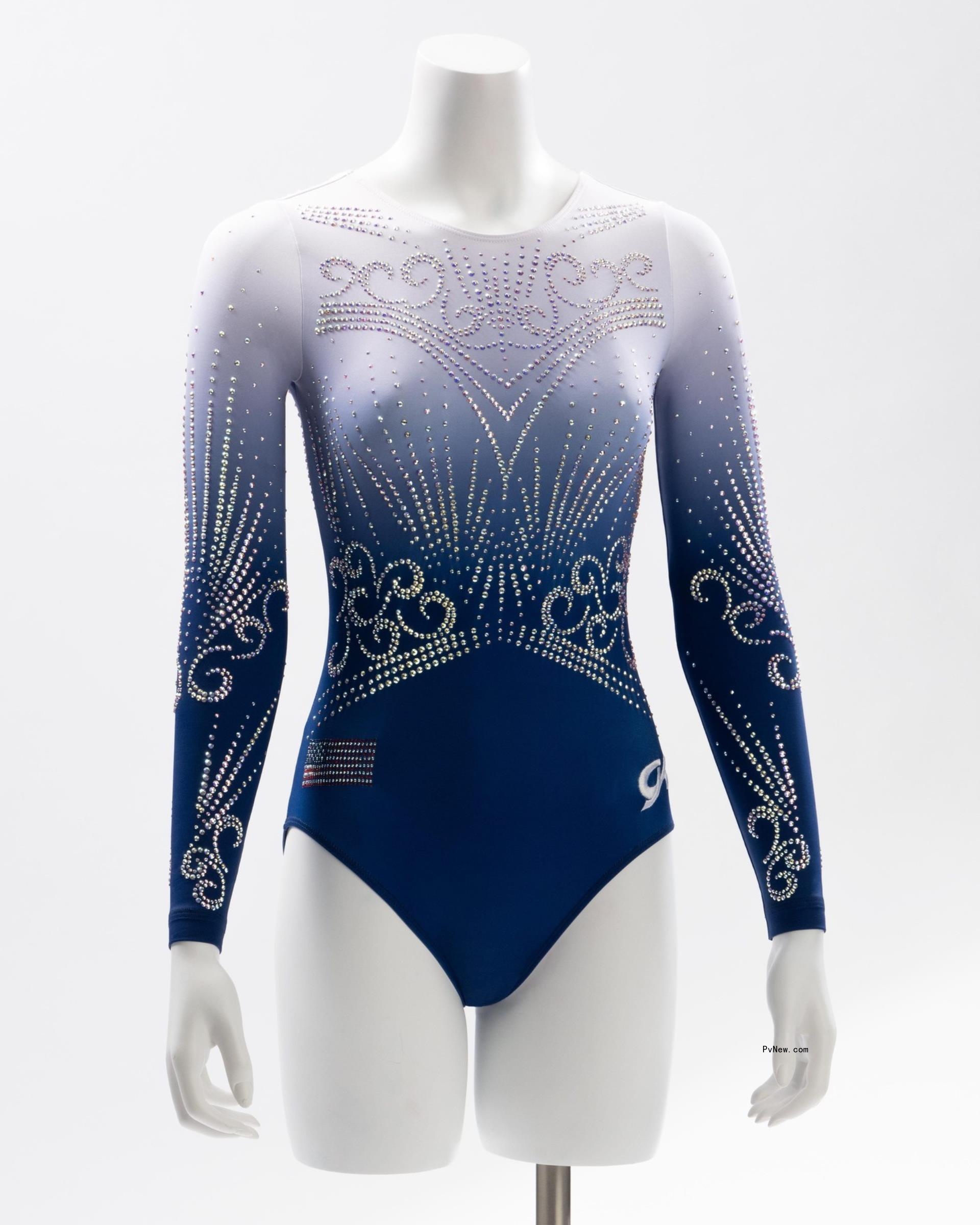 Simone Biles leotard at the 2024 Olympics artistic gymnastics finals