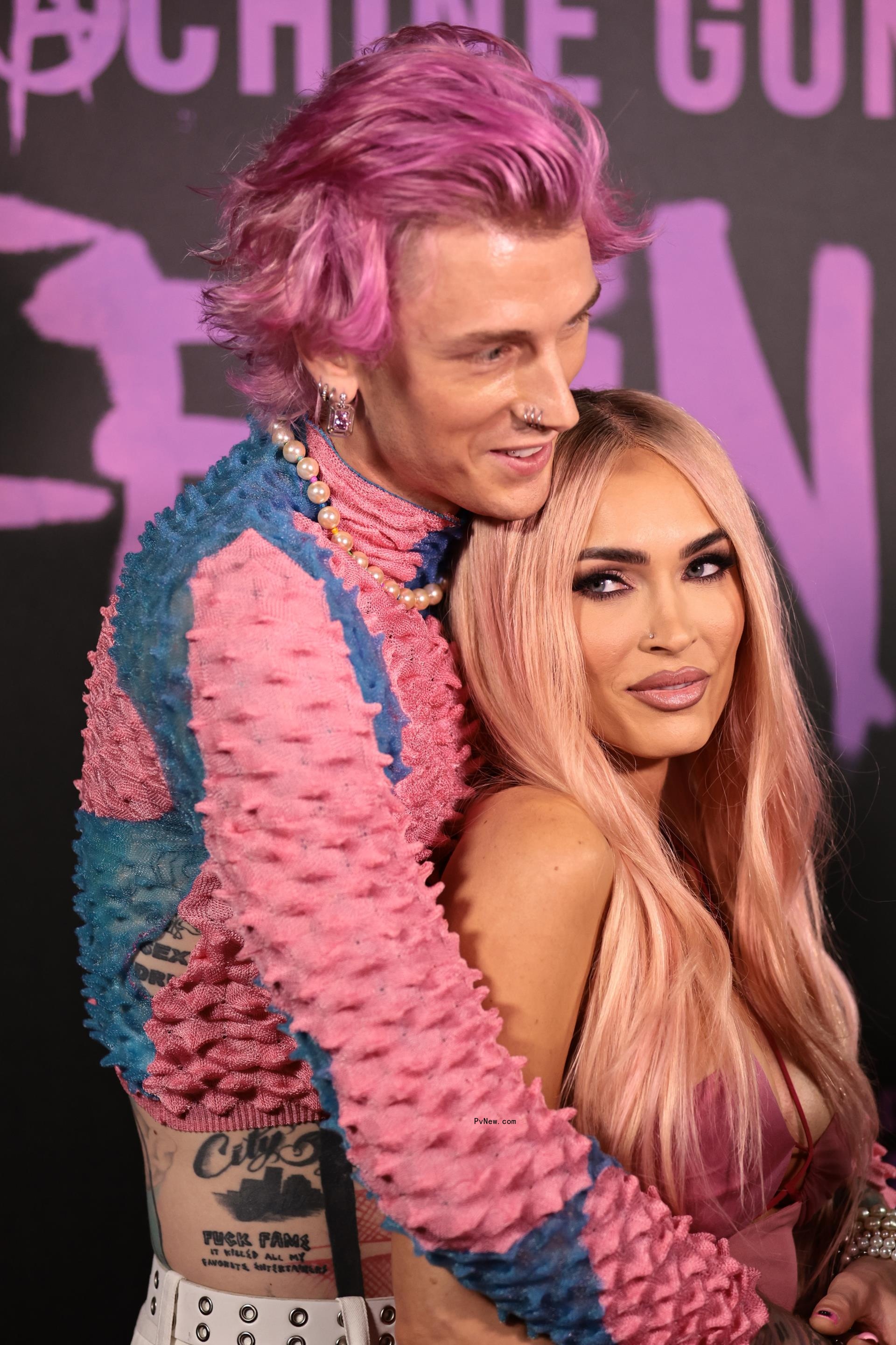 Megan Fox and Machine Gun Kelly at January 2022