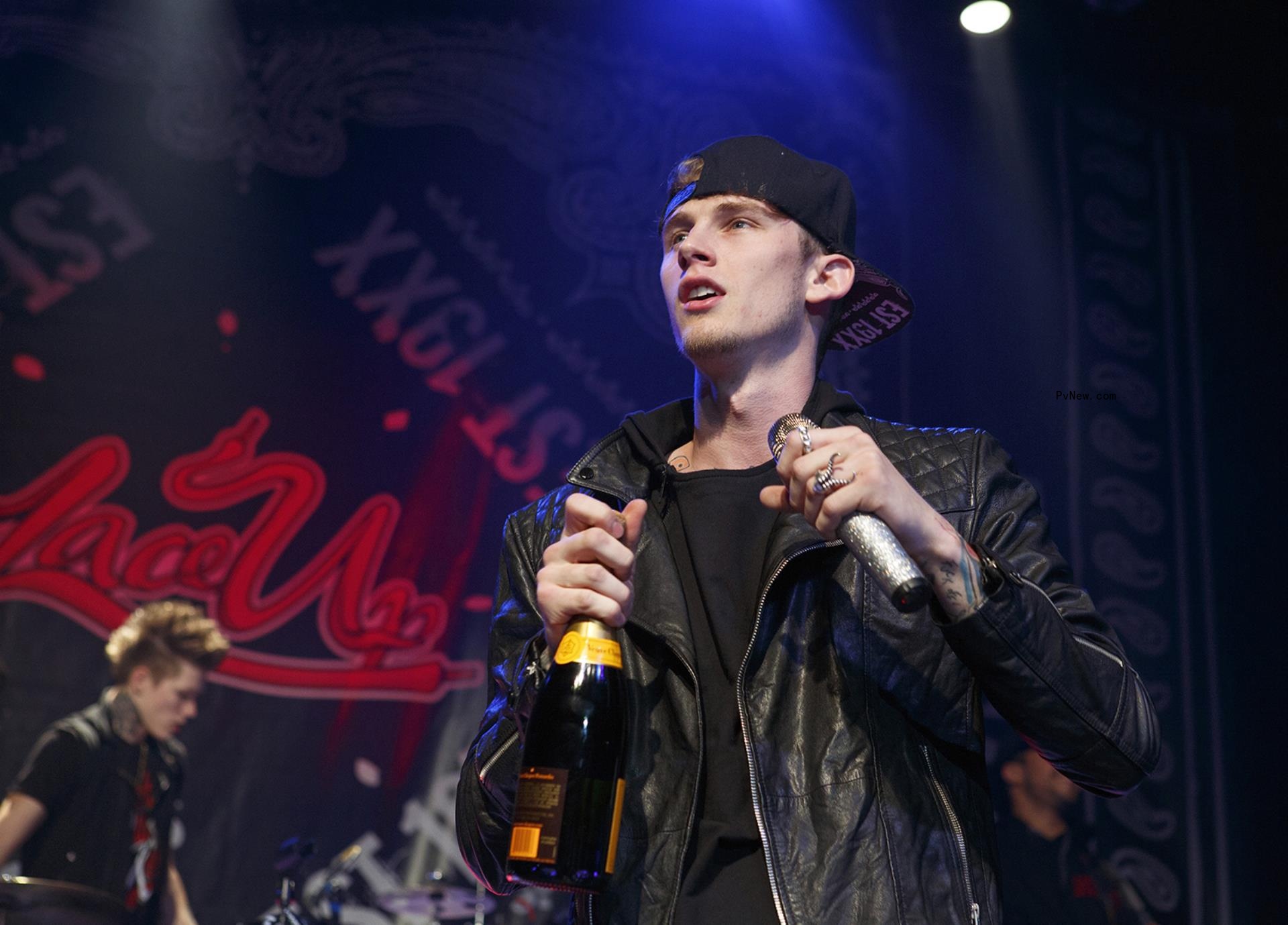 MGK performs in Indiana in March 2013