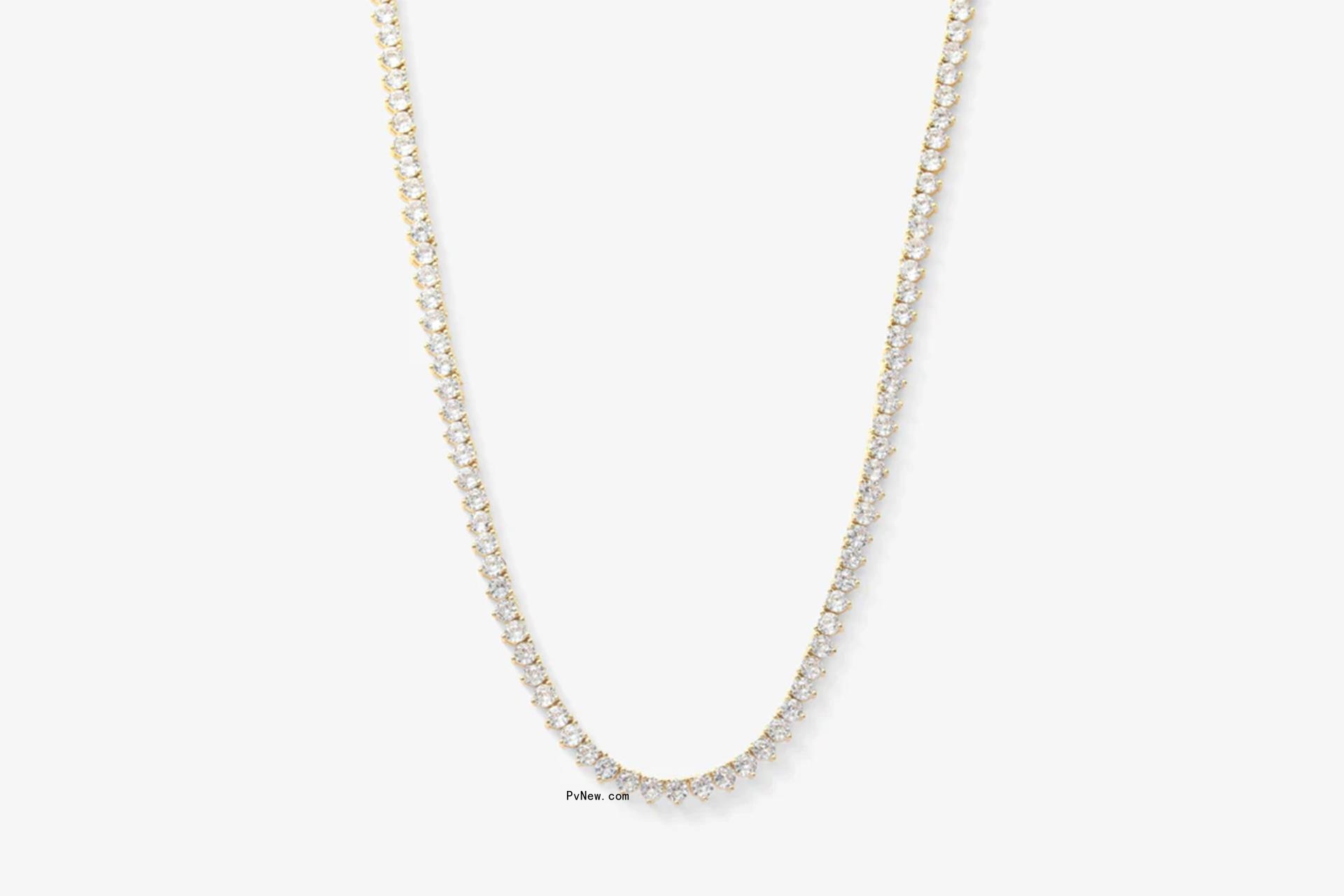 Melinda Maria Not Your Basic Tennis Necklace