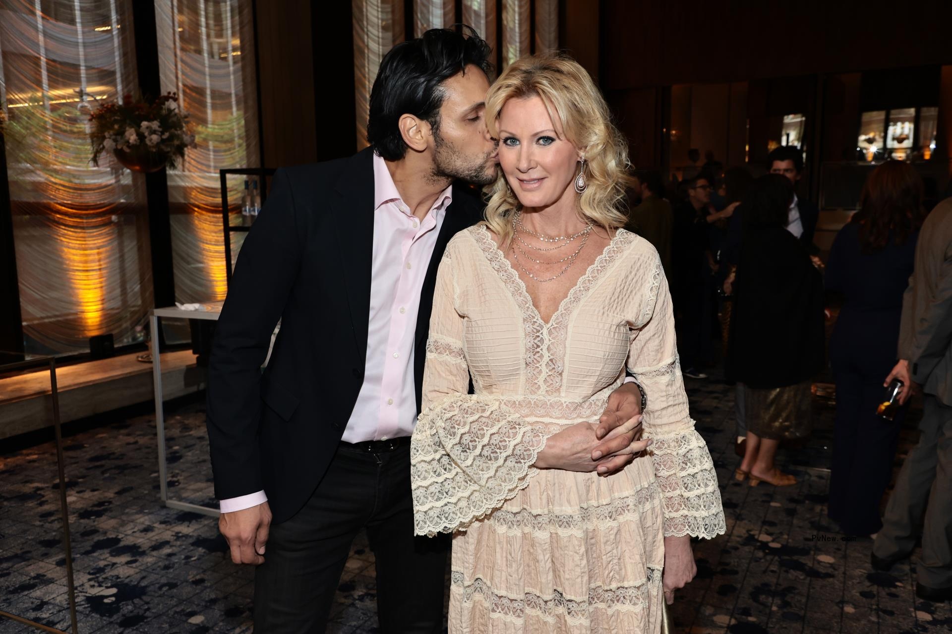Ben Youcef and Sandra Lee attend The Hollywood Reporter Most Powerful People In Media.
