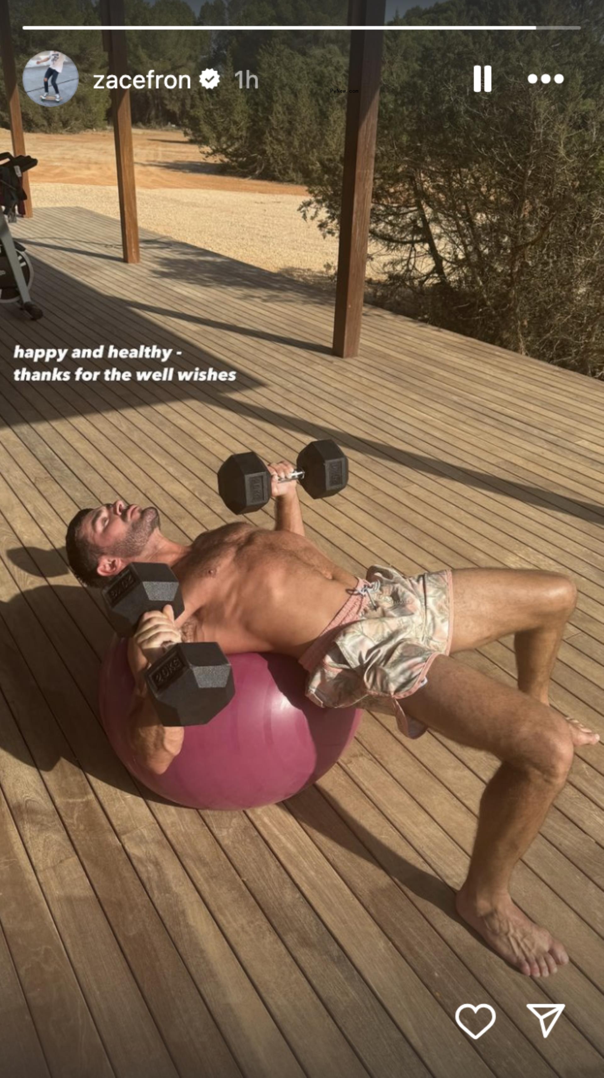 Zac Efron Says He Is ‘Happy and Healthy’ After Brief Hospitalization for Swimming Incident in Spain