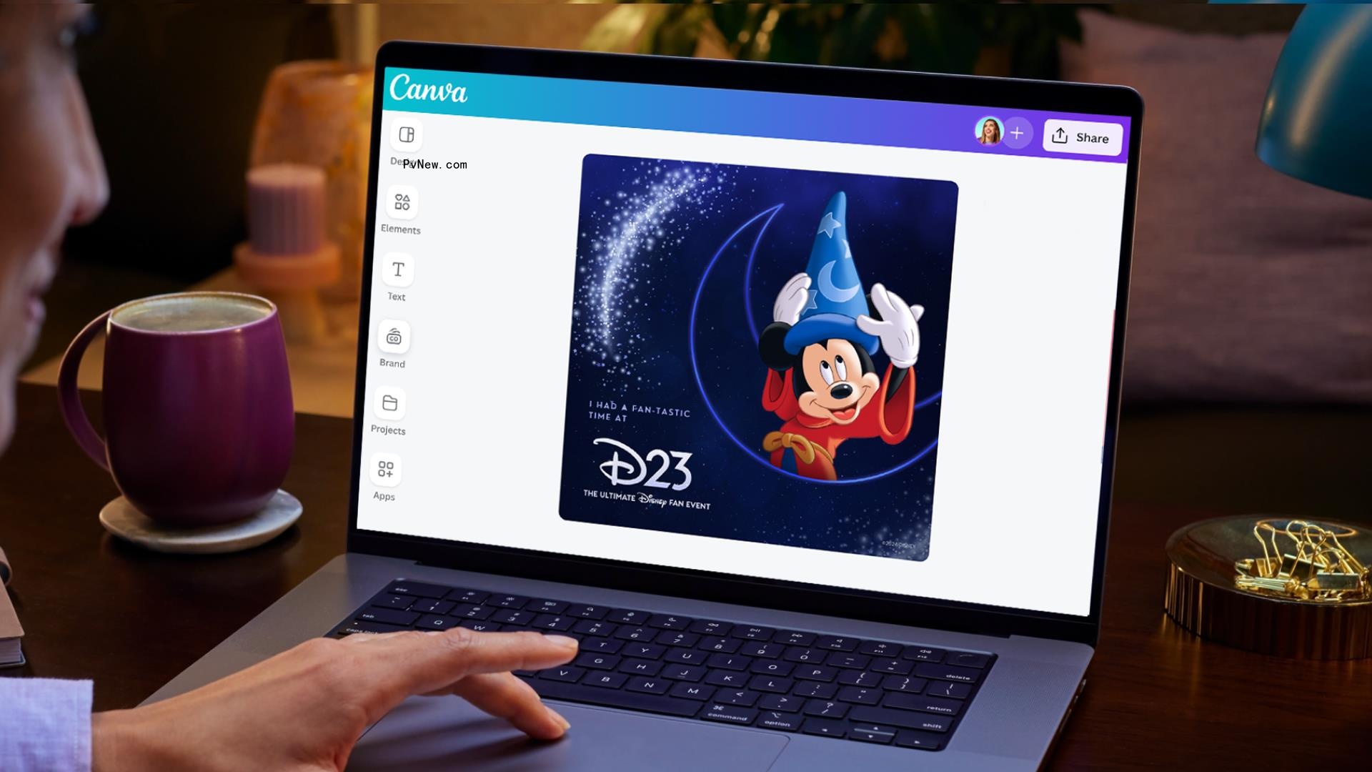 Canva Sets Limited-Time Disney Licensing Pact for 10 Key Characters in Tandem With D:23