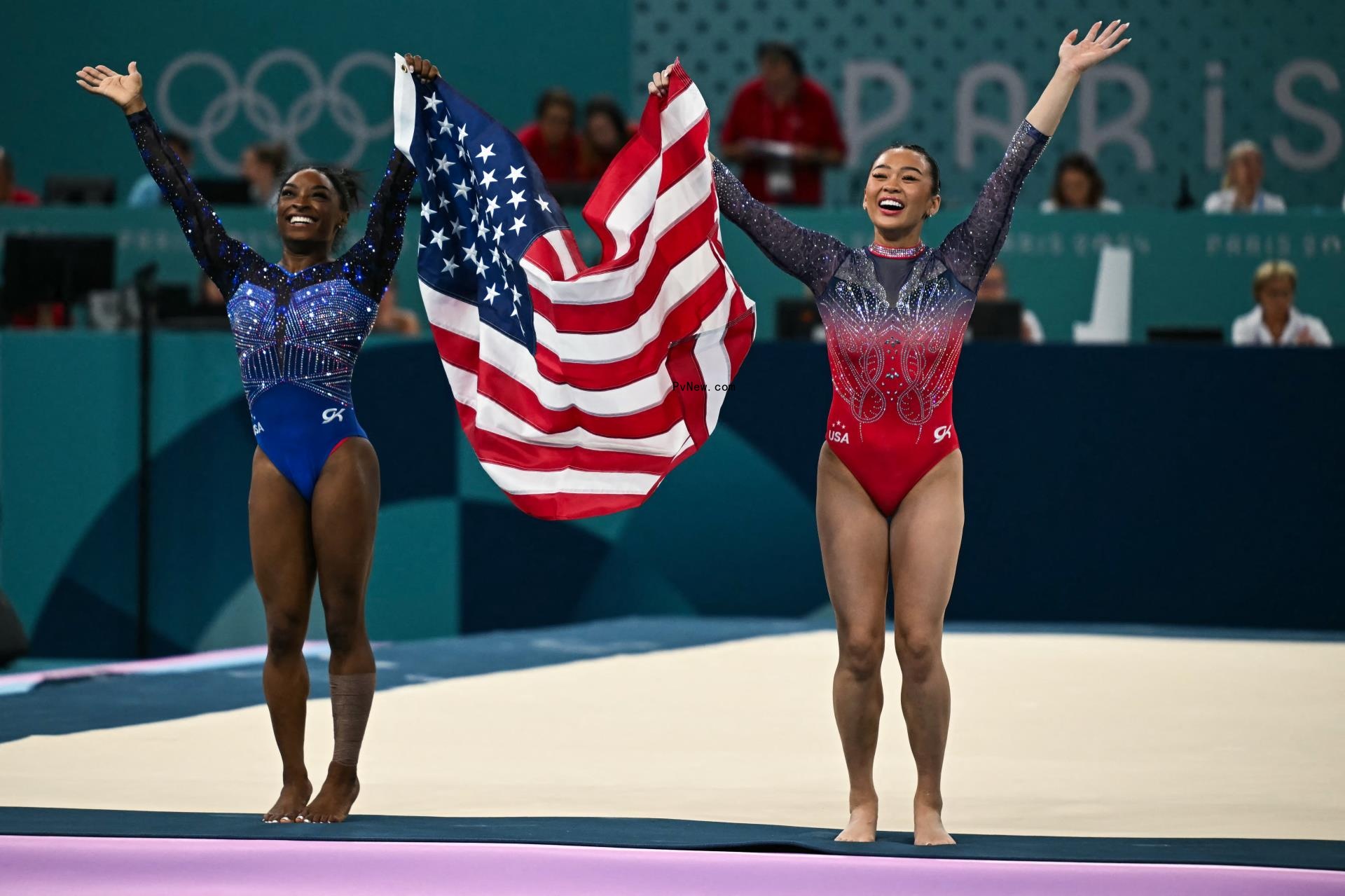 Simone Biles Wins Olympic All-Around Gold: Seth Rogen, Kendall Jenner and More Stars Cheer Her On in Paris
