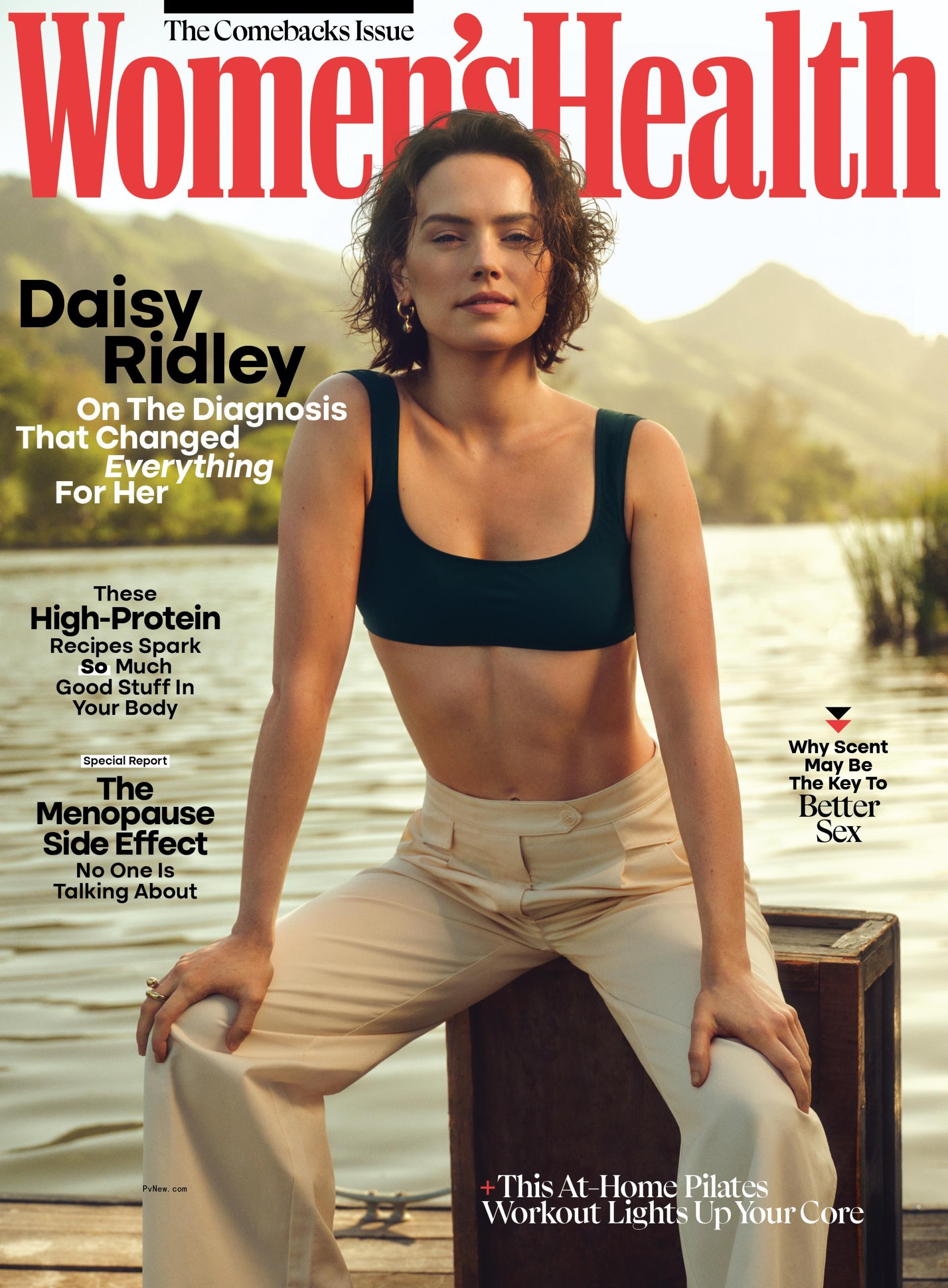 Daisy Ridley on the cover of