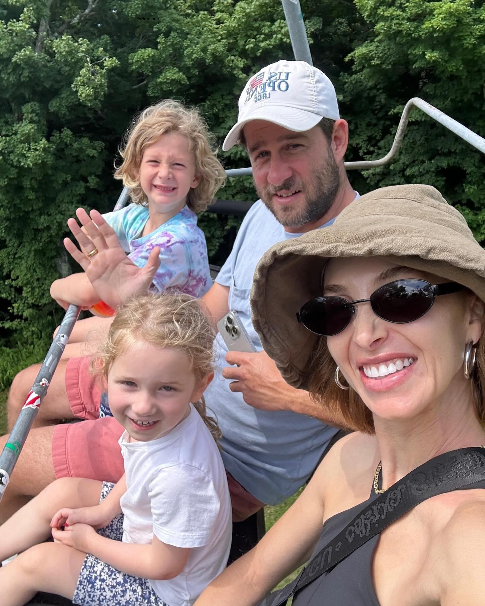 Whitney Port, Tim Rosenman and son So<i></i>nny in July 9, 2024, Instagram selfie