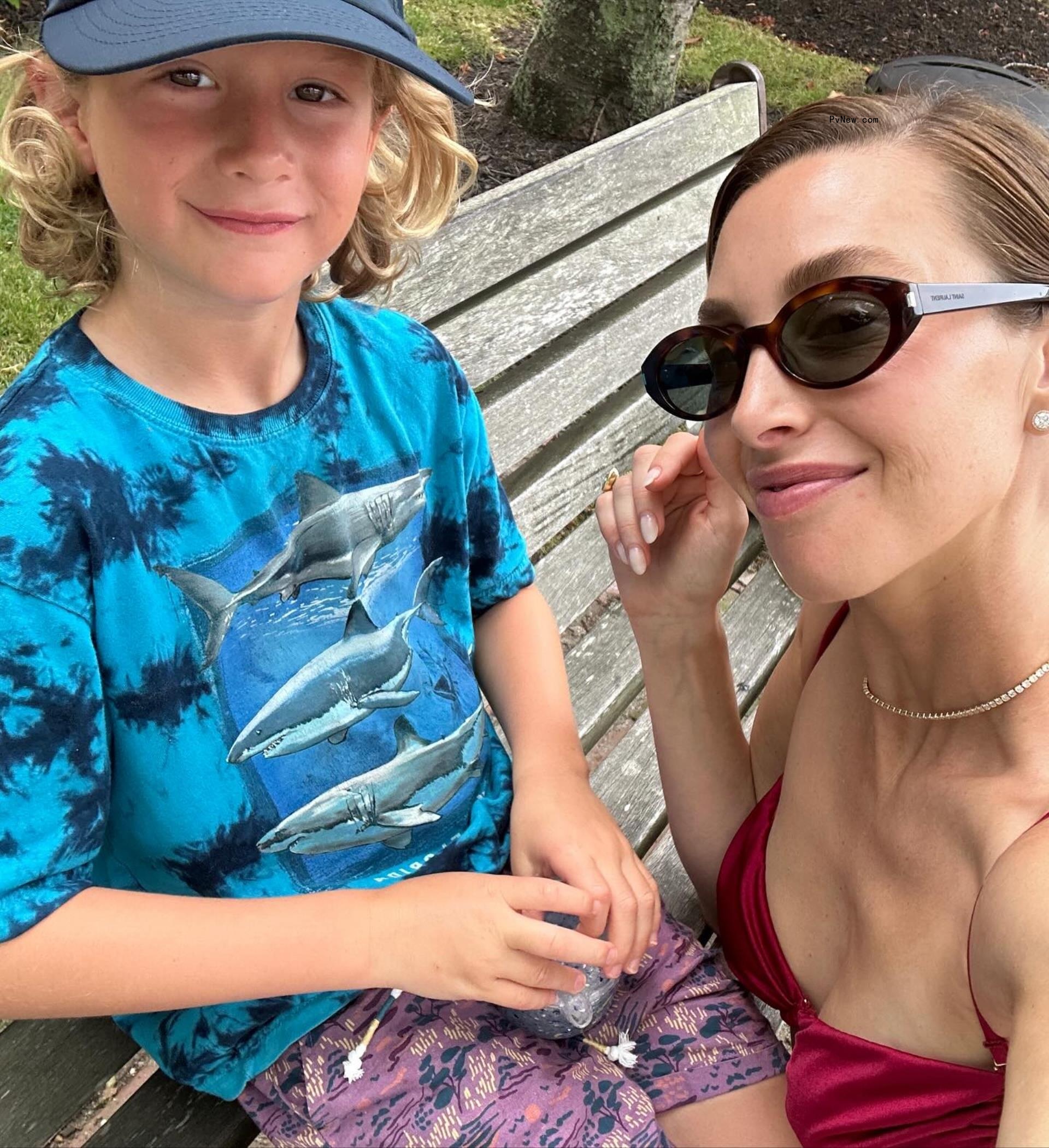 Whitney Port's Instagram selfie with son So<i></i>nny on July 18, 2024