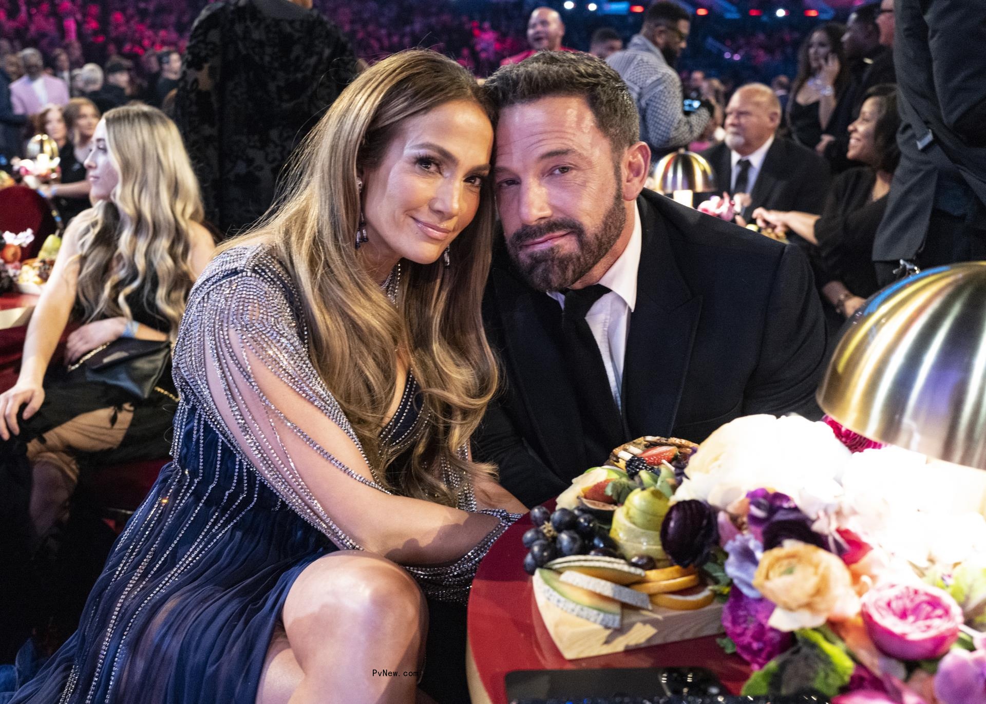 Jennifer Lopez and Ben Affleck at February 2023 Grammys