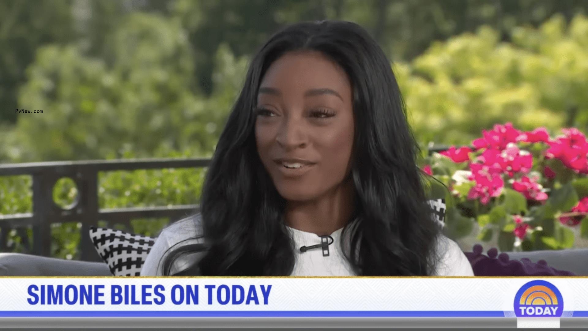 Simone Biles TV interview
