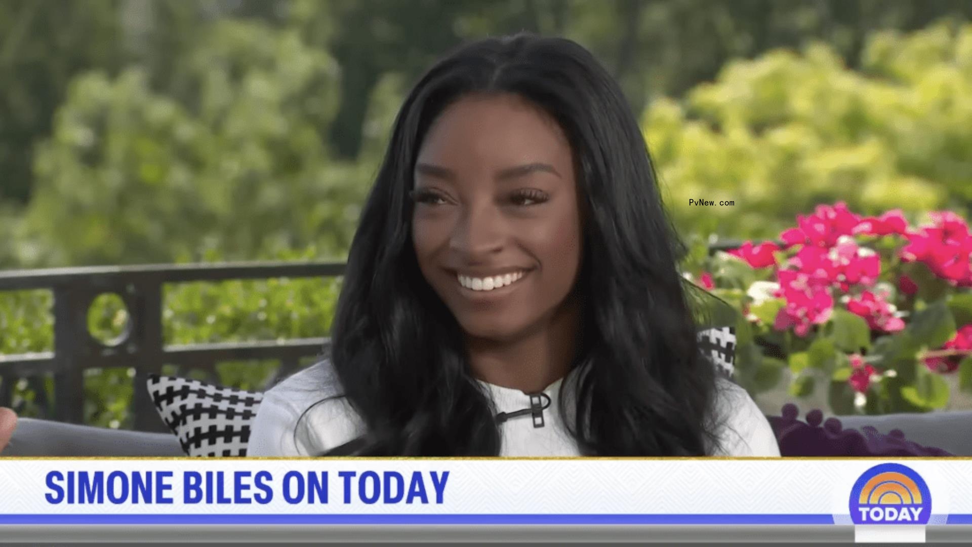 Simone Biles TV interview