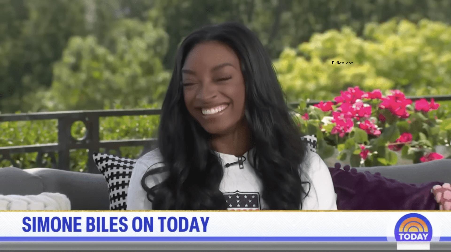 Simone Biles TV interview