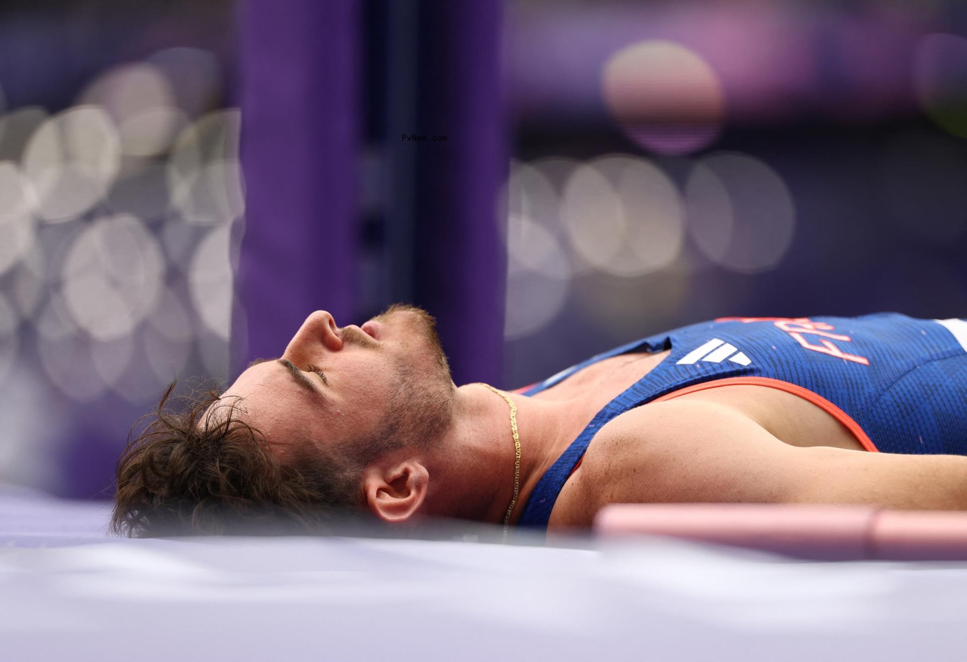 French pole vaulter Anthony Ammirati at the 2024 Olympics