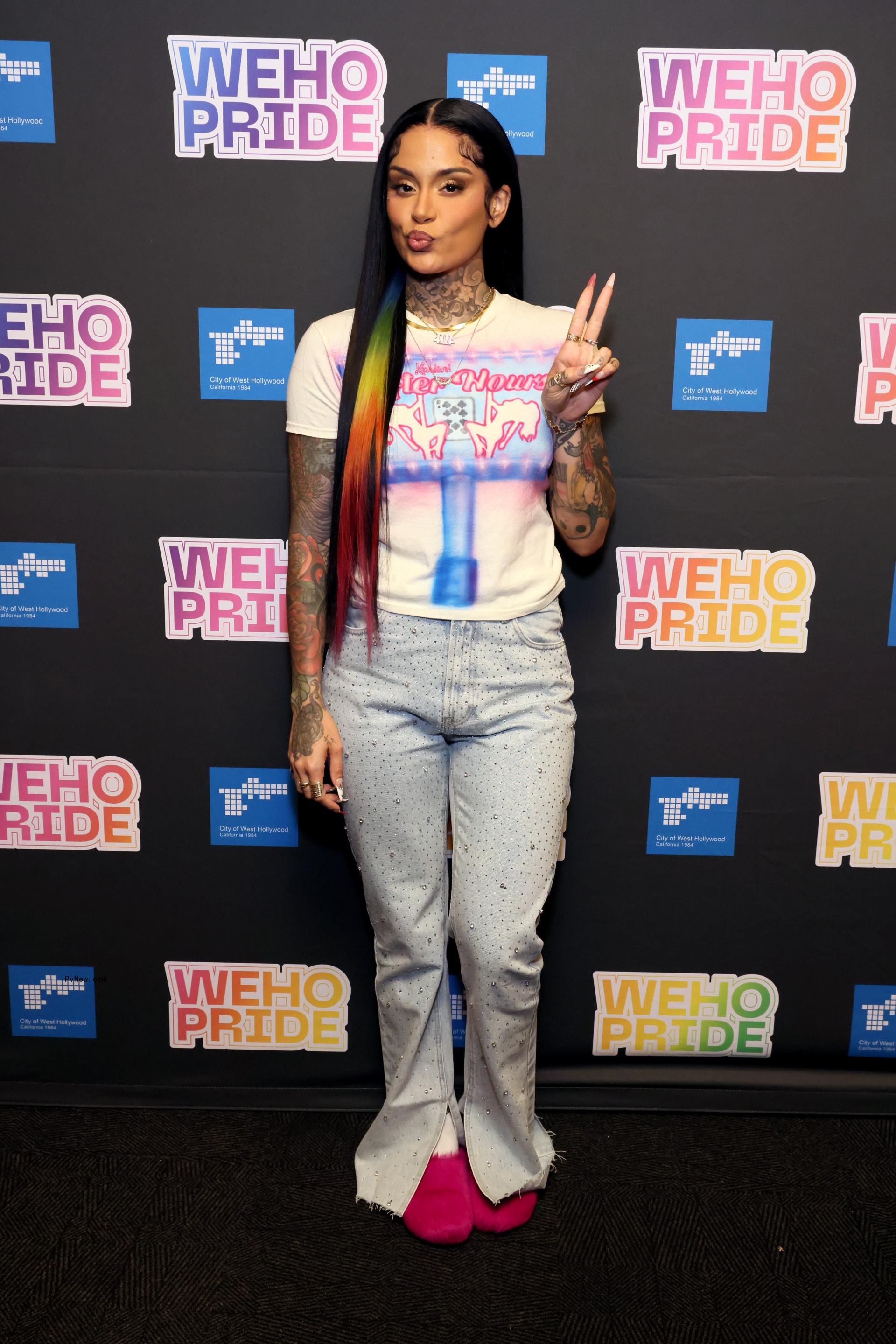 Kehlani at WeHo Pride in June 2024.