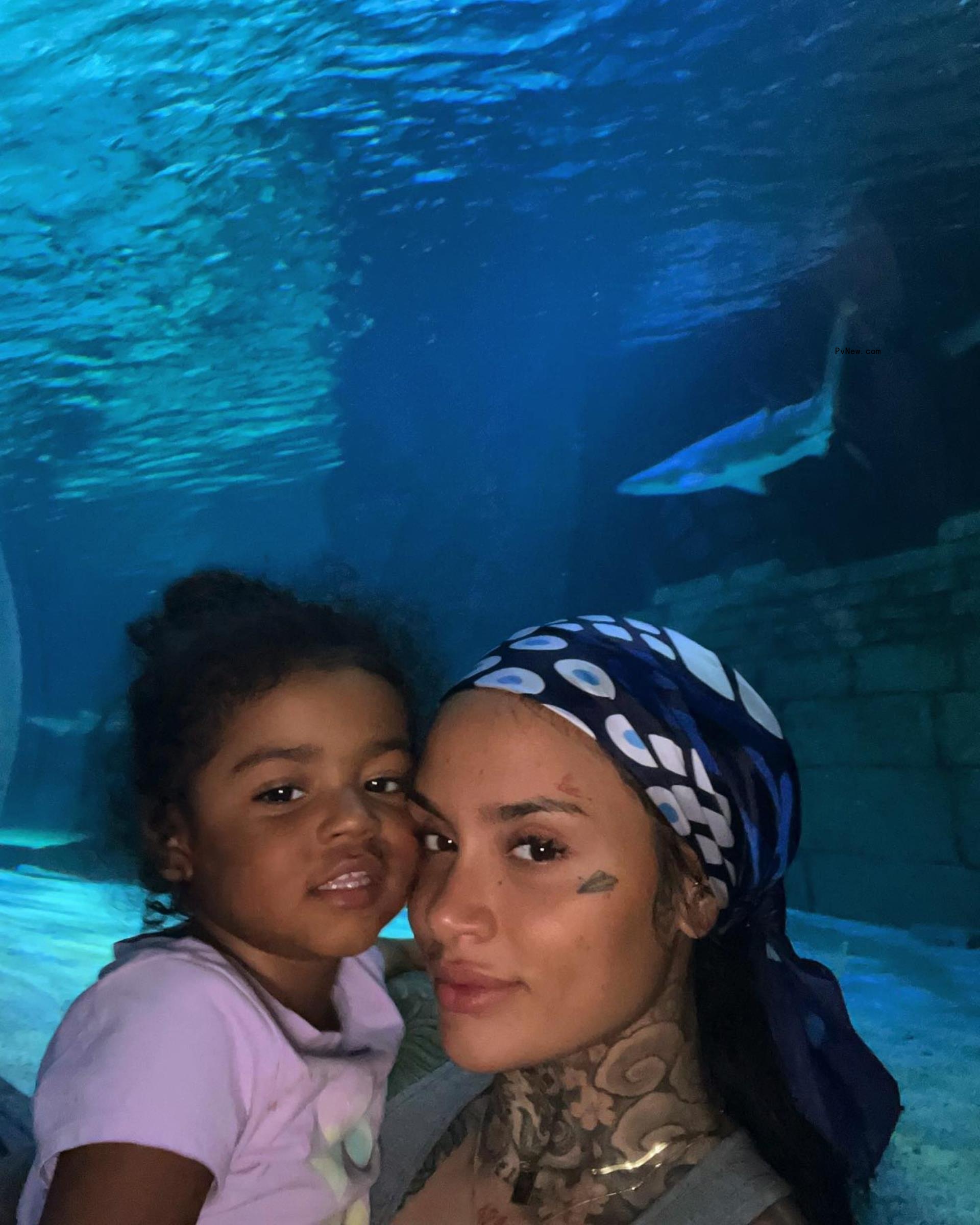 Kehlani and their daughter, Adeya.