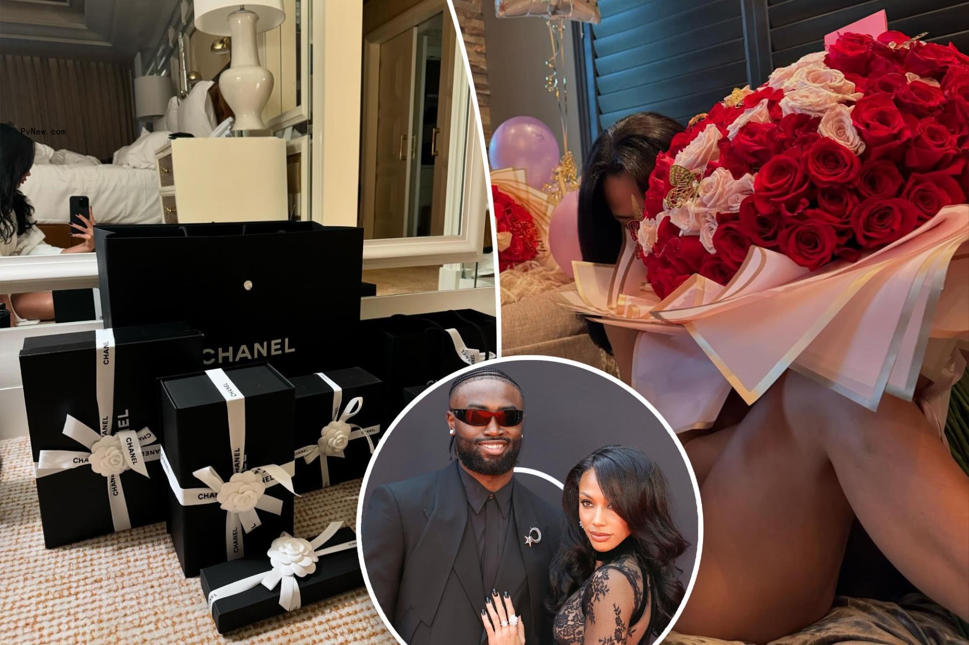 NBA star Jaylen Brown goes all out for girlfriend Kysre Gondrezick’s 27th birthday with lavish trip to Brazil, Chanel bags