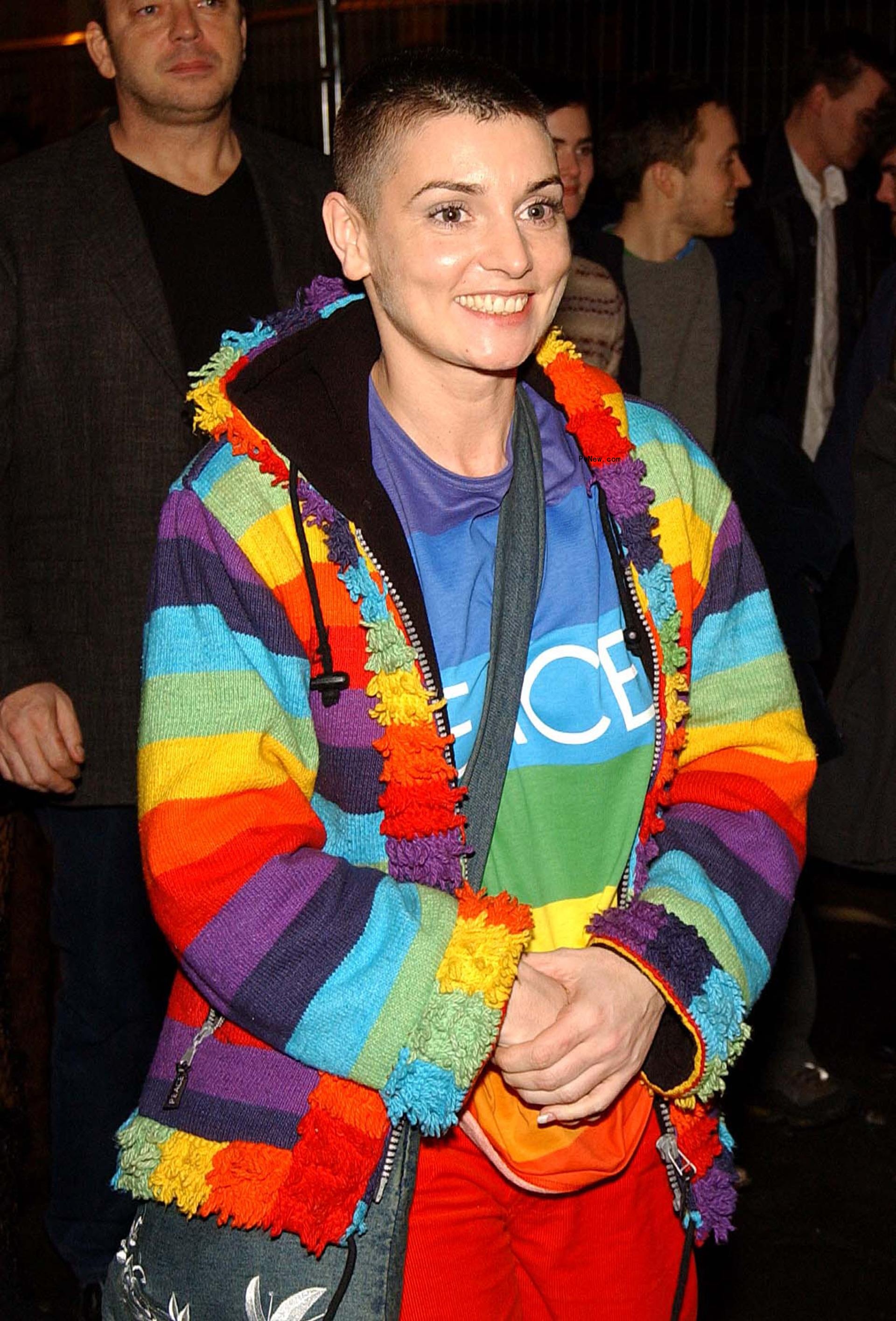 Sinéad O'Co<i></i>nnor attending the Irish Meteor Awards in 2003.
