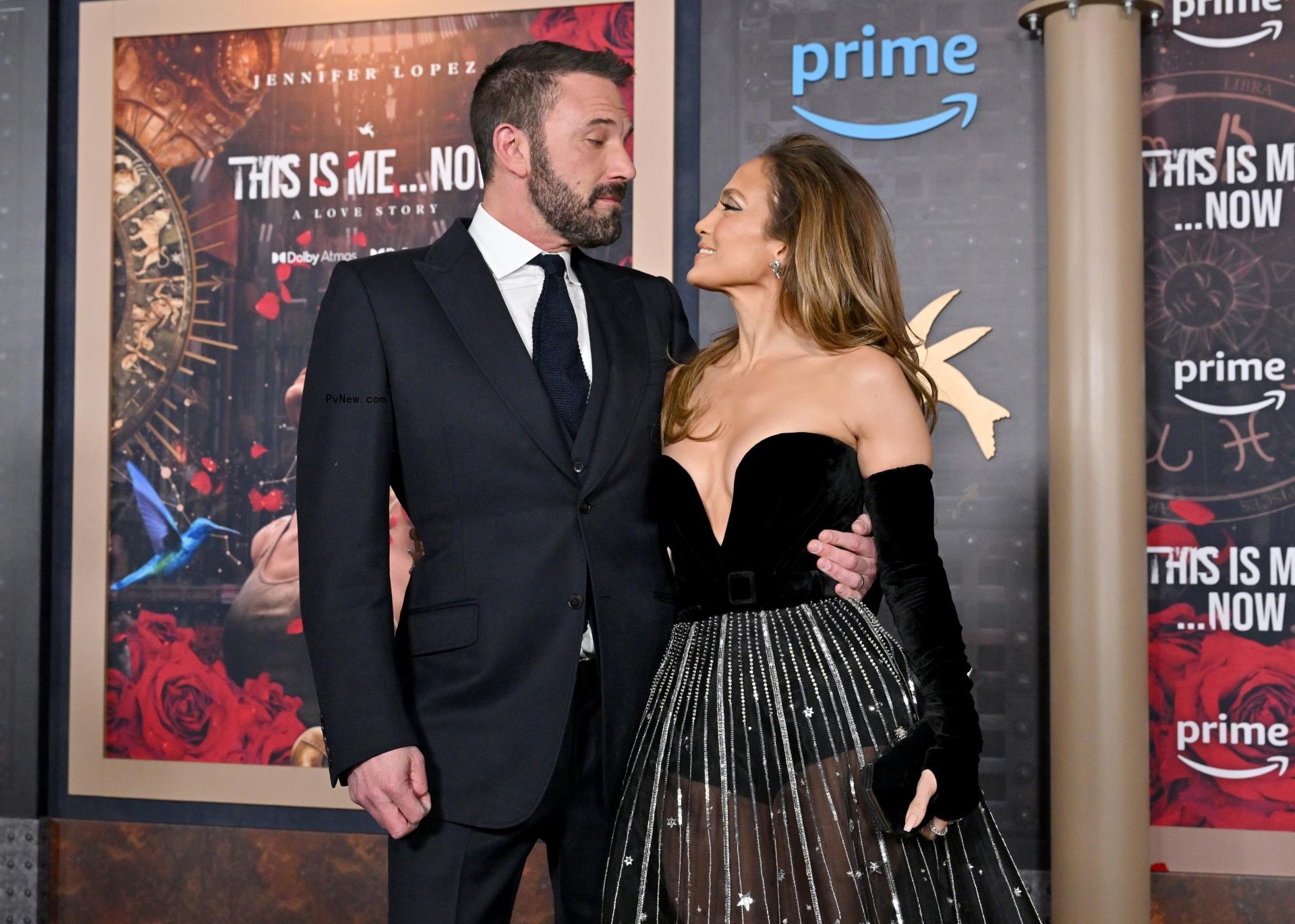 Ben Affleck and Jennifer Lopez at