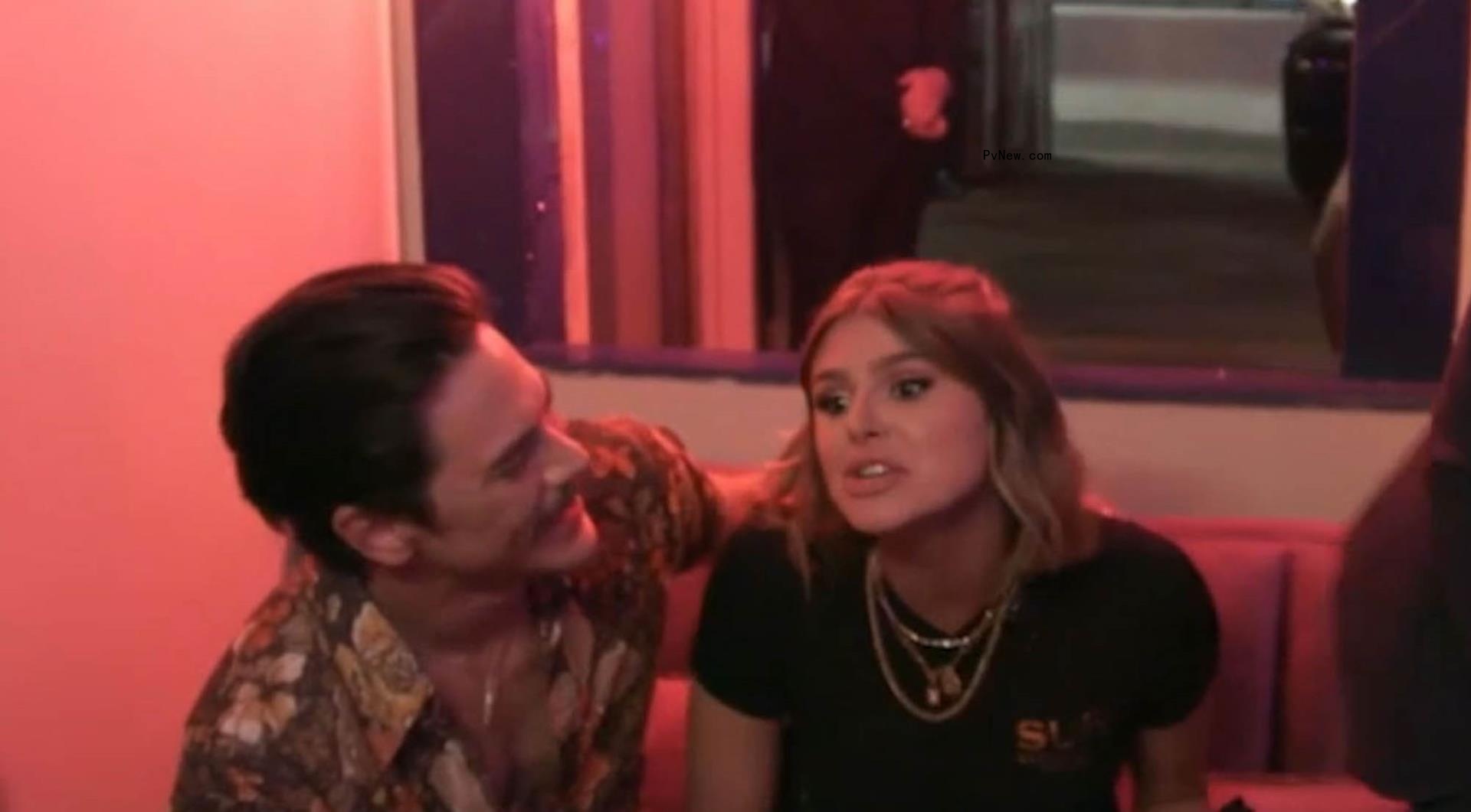 Tom Sandoval and Raquel Leviss sitting together