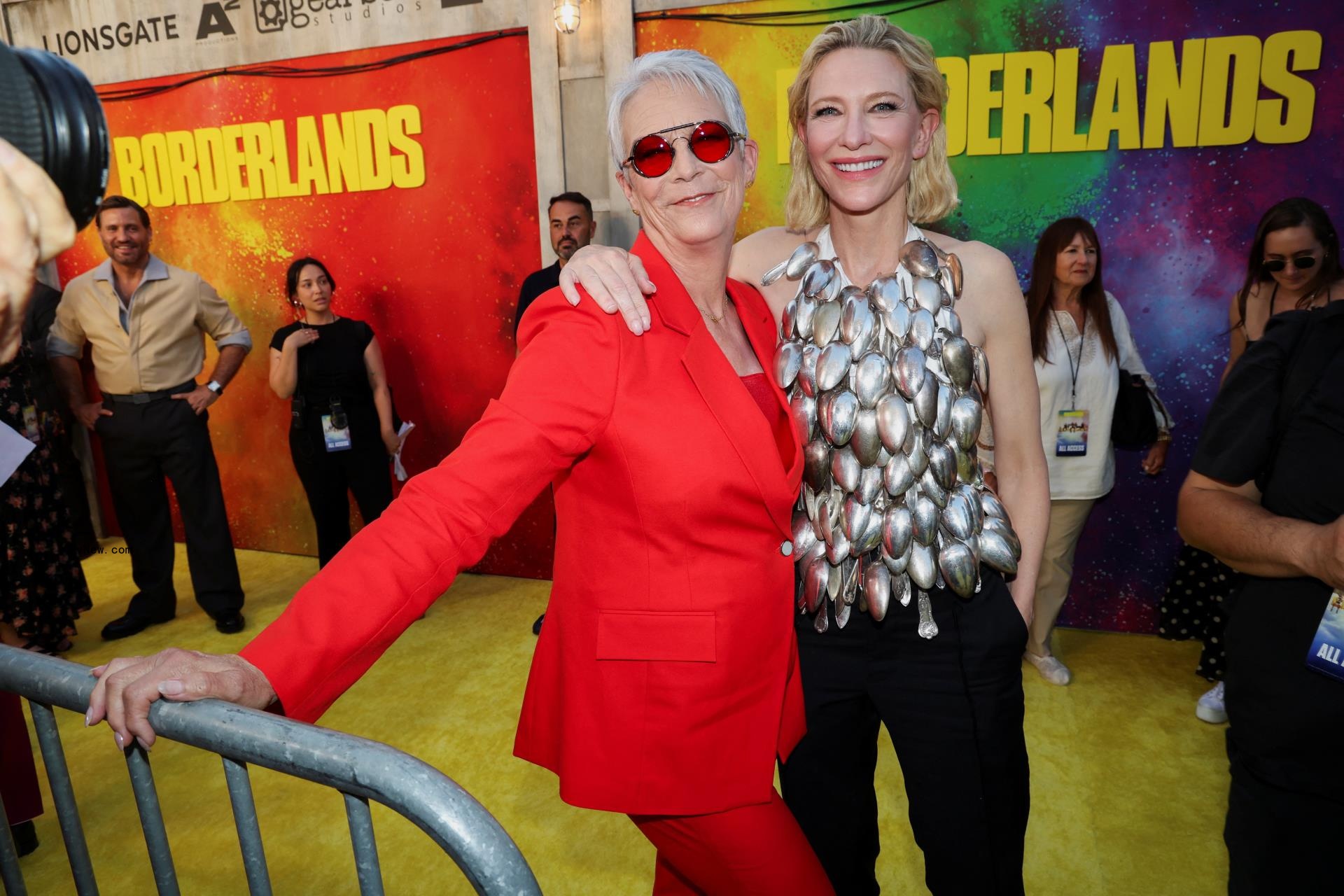 Jamie Lee Curtis and Cate Blanchett at 'Borderlands' screening event