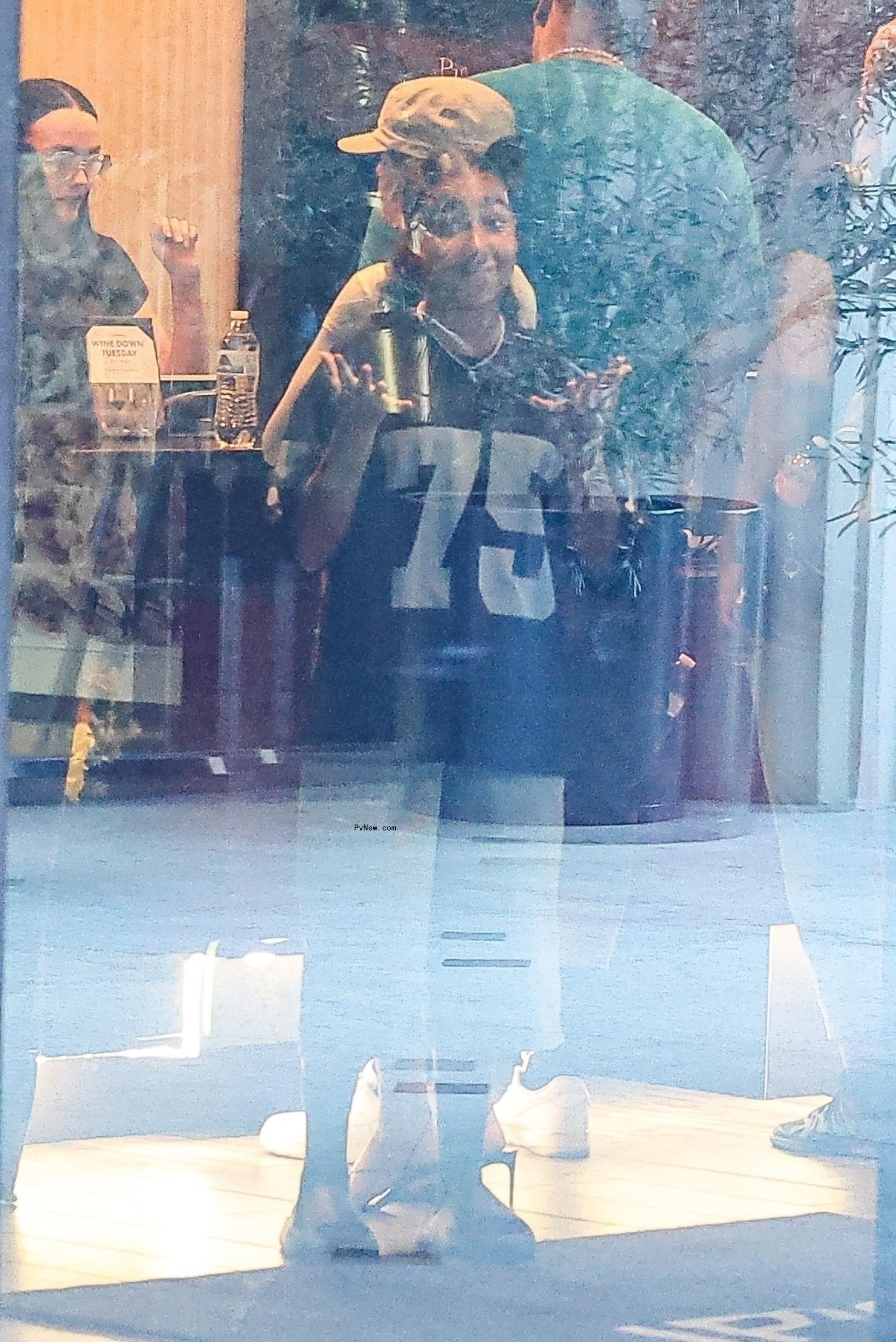 North West at a movie theater in Los Angeles