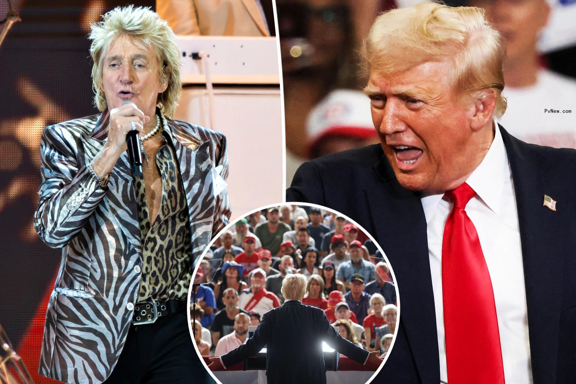 Do<i></i>nald Trump supporters call Rod Stewart’s strep throat ‘karma’ after he mocked former president for ‘turning orange’