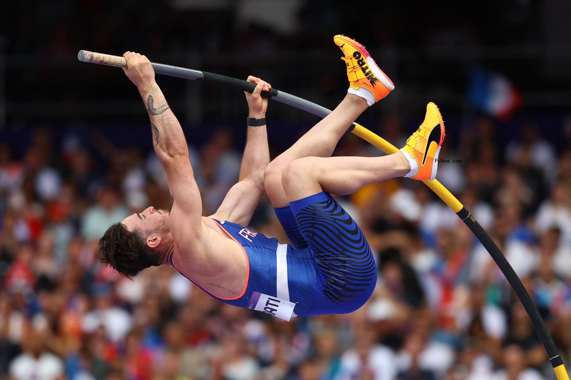 Anthony Ammirati competing at the 2024 Paris Olympics.