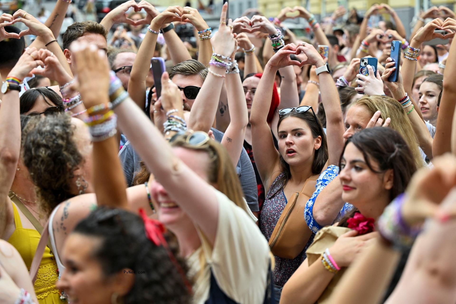 Taylor Swift fans in Vienna