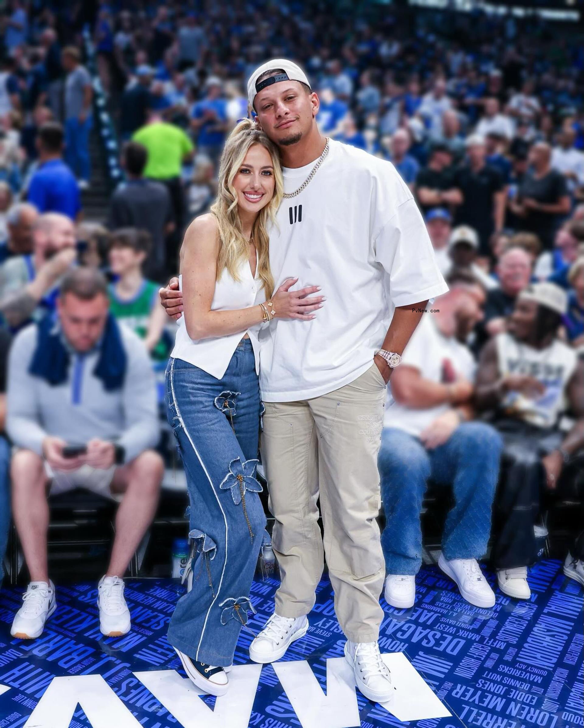 Brittany and Patrick Mahomes
