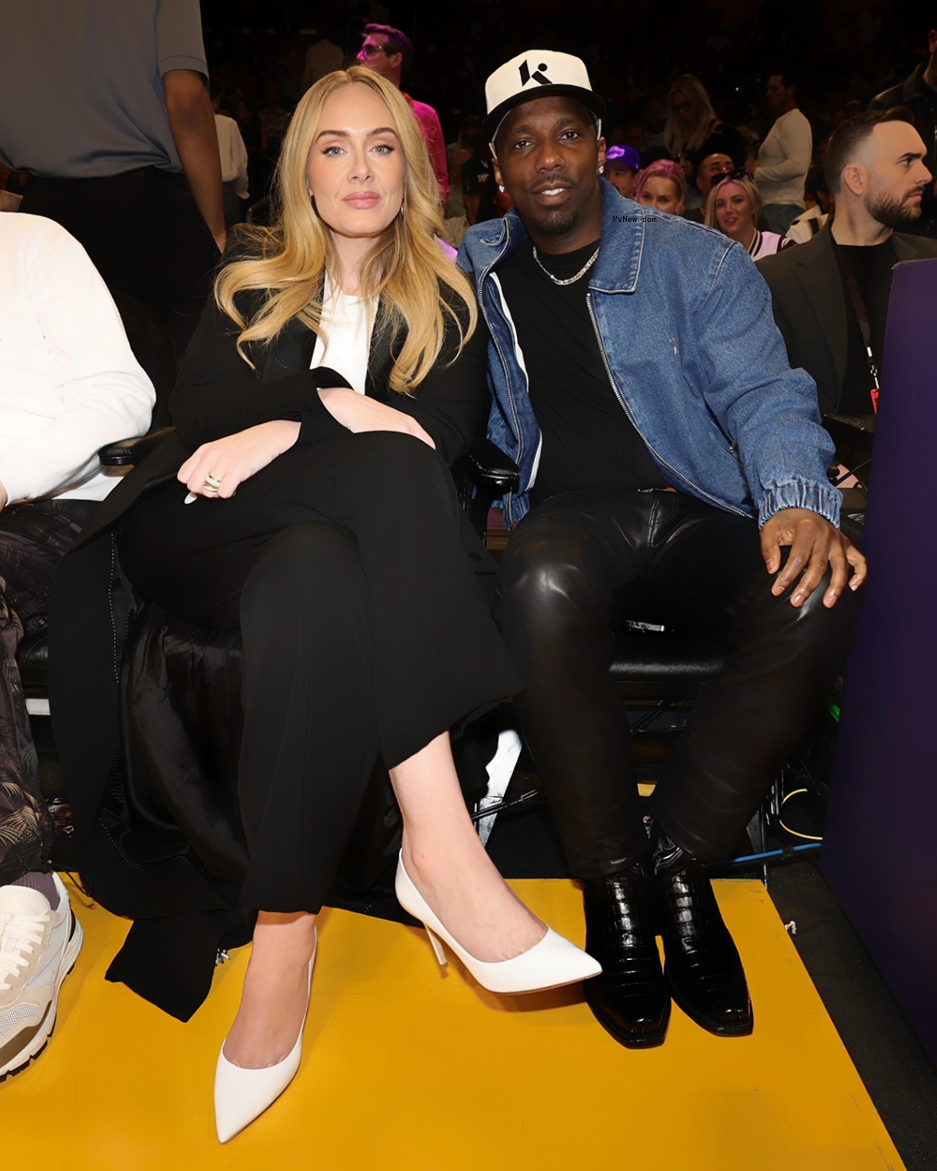 Rich Paul and Adele