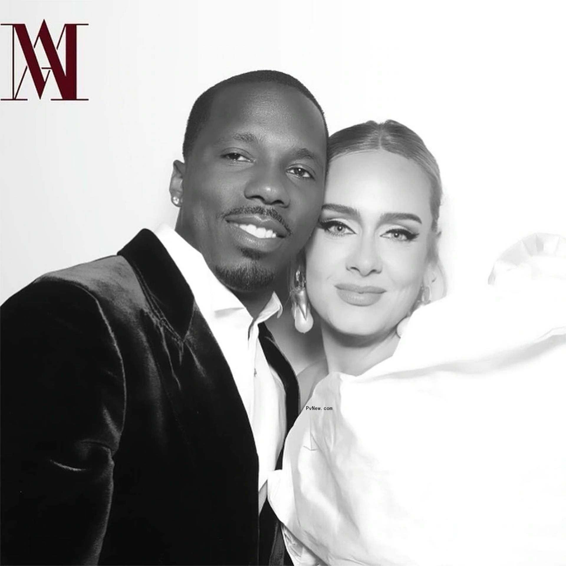 Adele and Rich Paul at a party.
