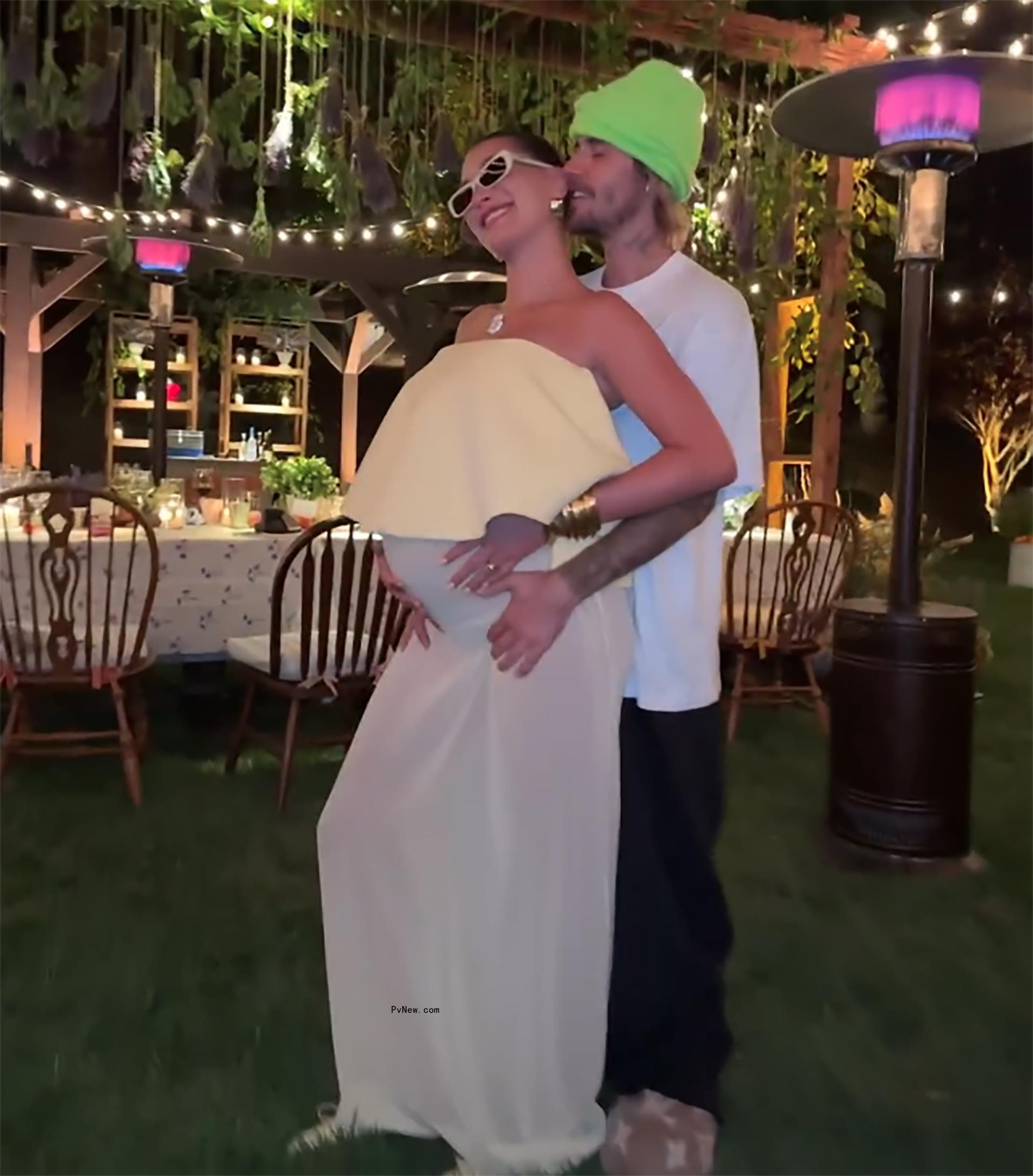 Justin Bieber and pregnant Hailey Bieber