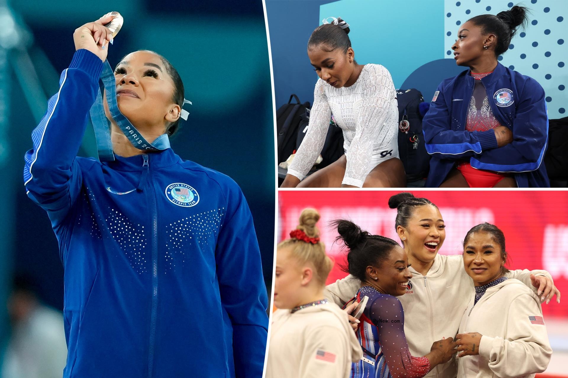 Simone Biles, Suni Lee and more react after Jordan Chiles loses Olympic bro<i></i>nze medal: ‘Completely unacceptable’